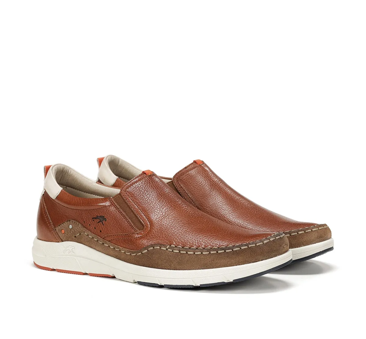 Fluchos Kai F1985 slip on marrone uomo