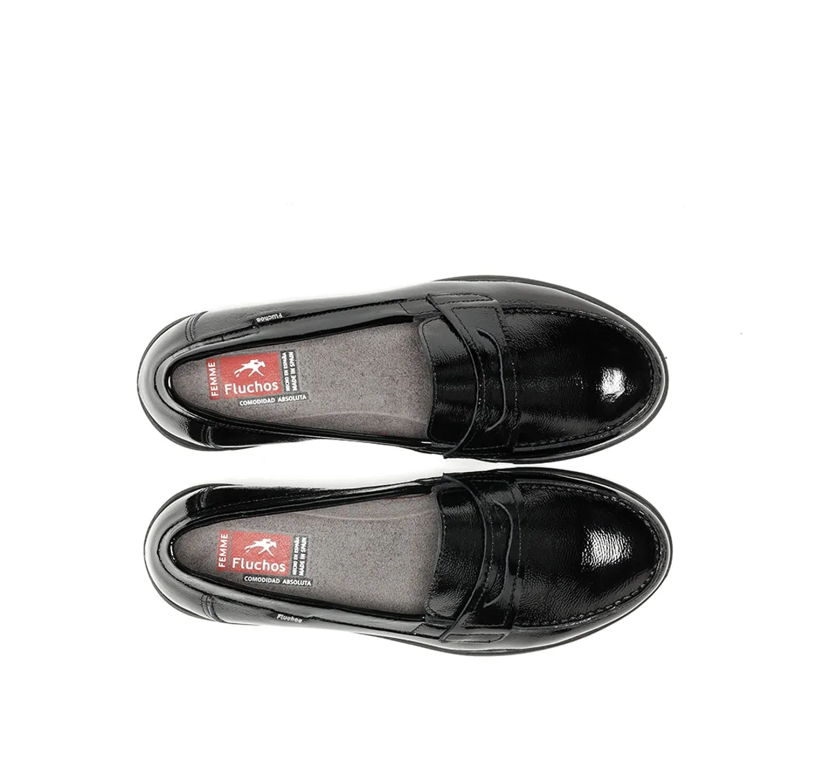 Fluchos Styll F1835 mocassini donna neri comodi