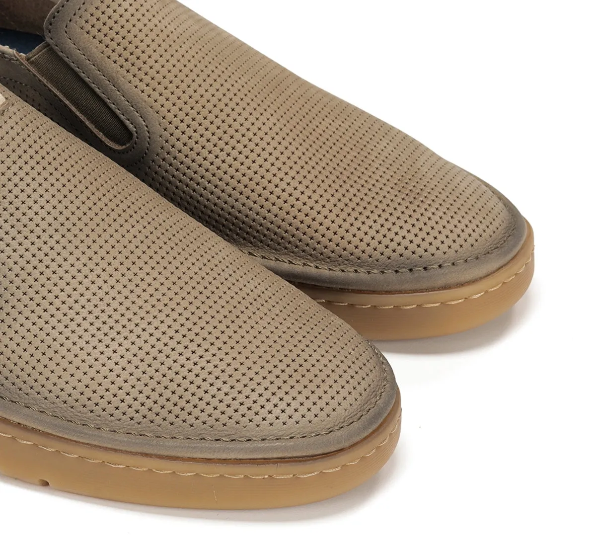 Fluchos Leo F1946 slip on uomo marrone suola retro