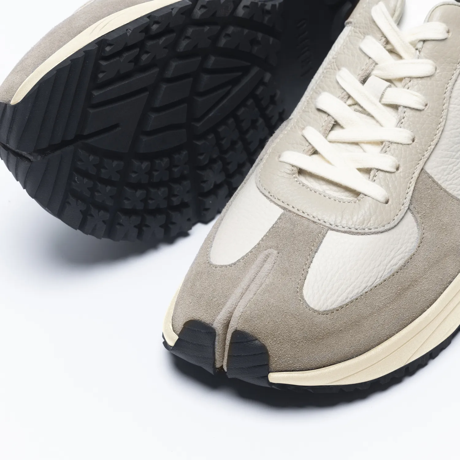 Tabito Tactical Trainer tabito50 sneakers bianche pelle