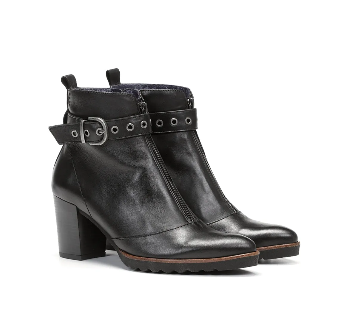 Dorking Thais D8300 Tronchetto Donna Nero con Tacco