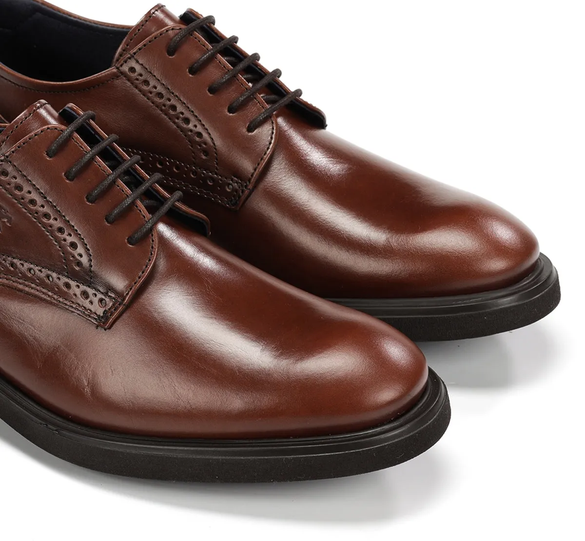 Fluchos Belgas F0630 scarpe uomo marroni classiche