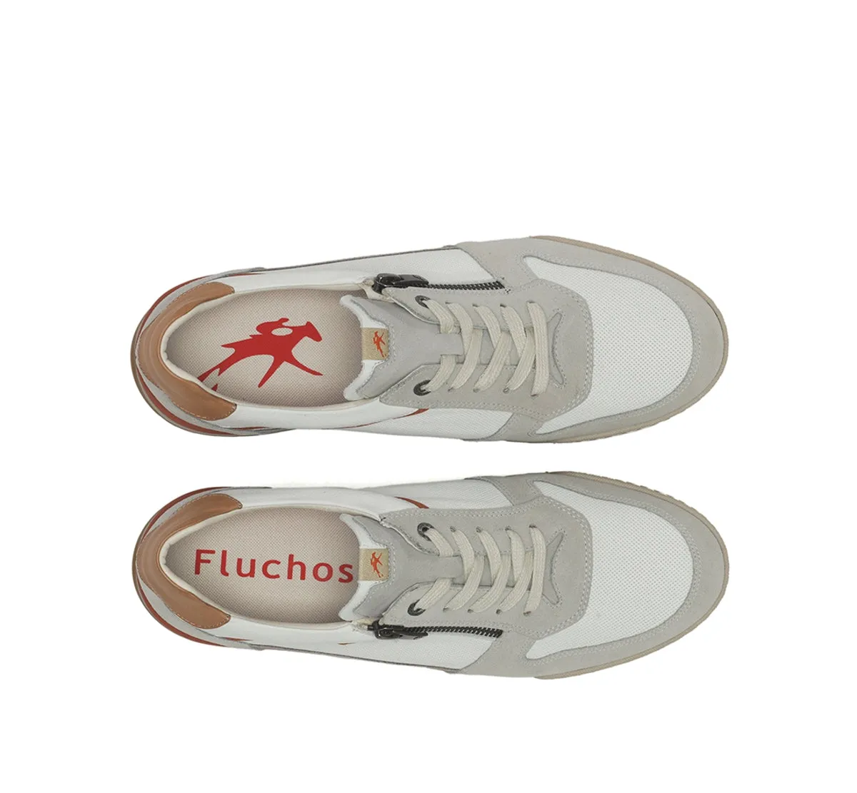 Fluchos Elder F2385 Sneakers Uomo Grigie Pianta Larga
