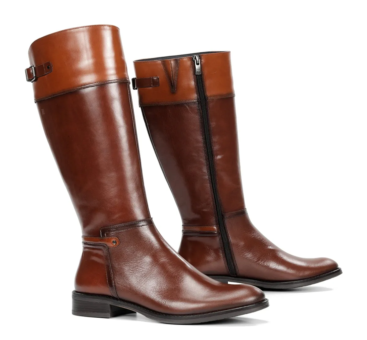Dorking Tierra D7687 stivali donna marroni eleganti