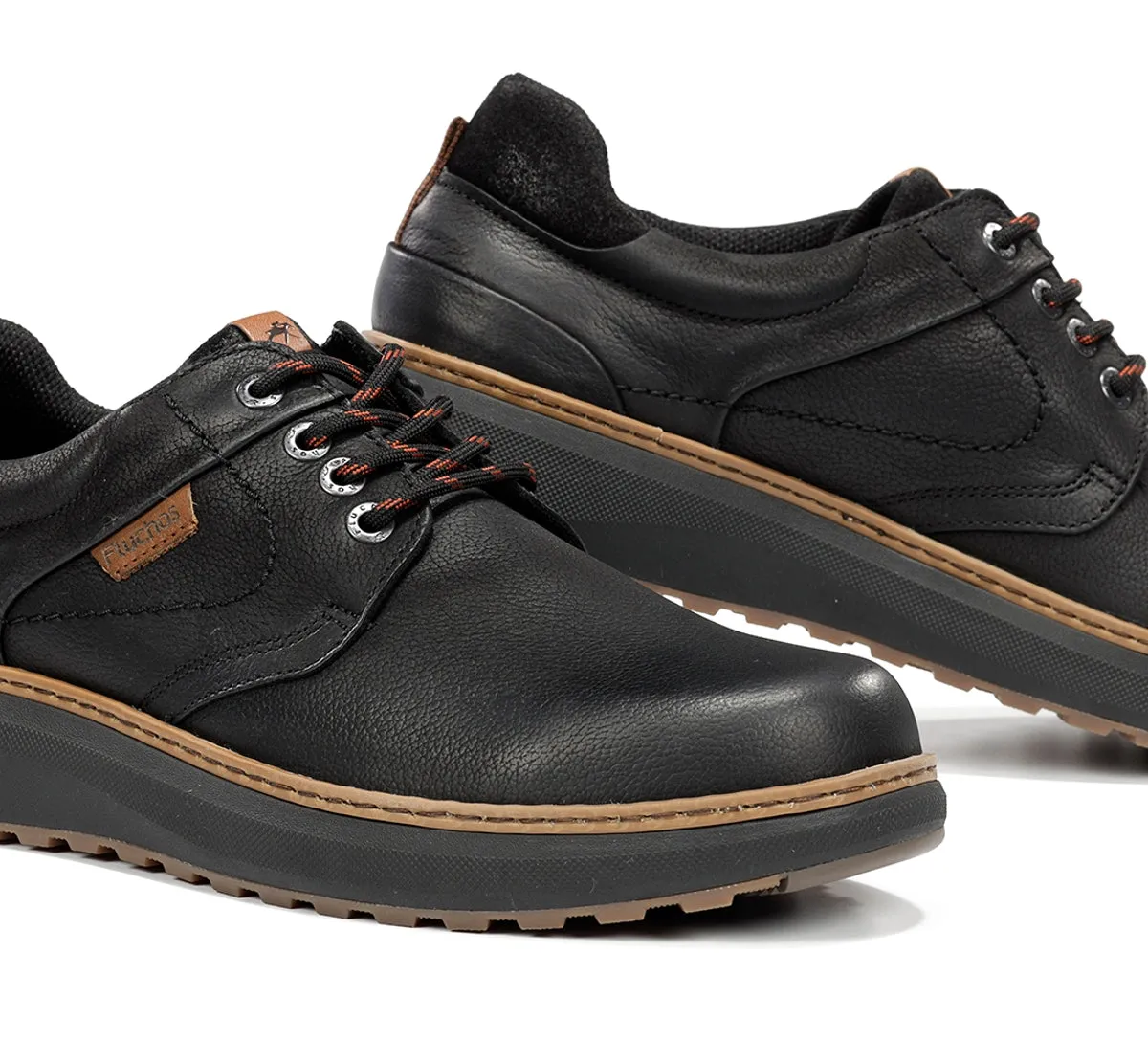 Fluchos Wildford F2535 scarpe uomo nere pelle