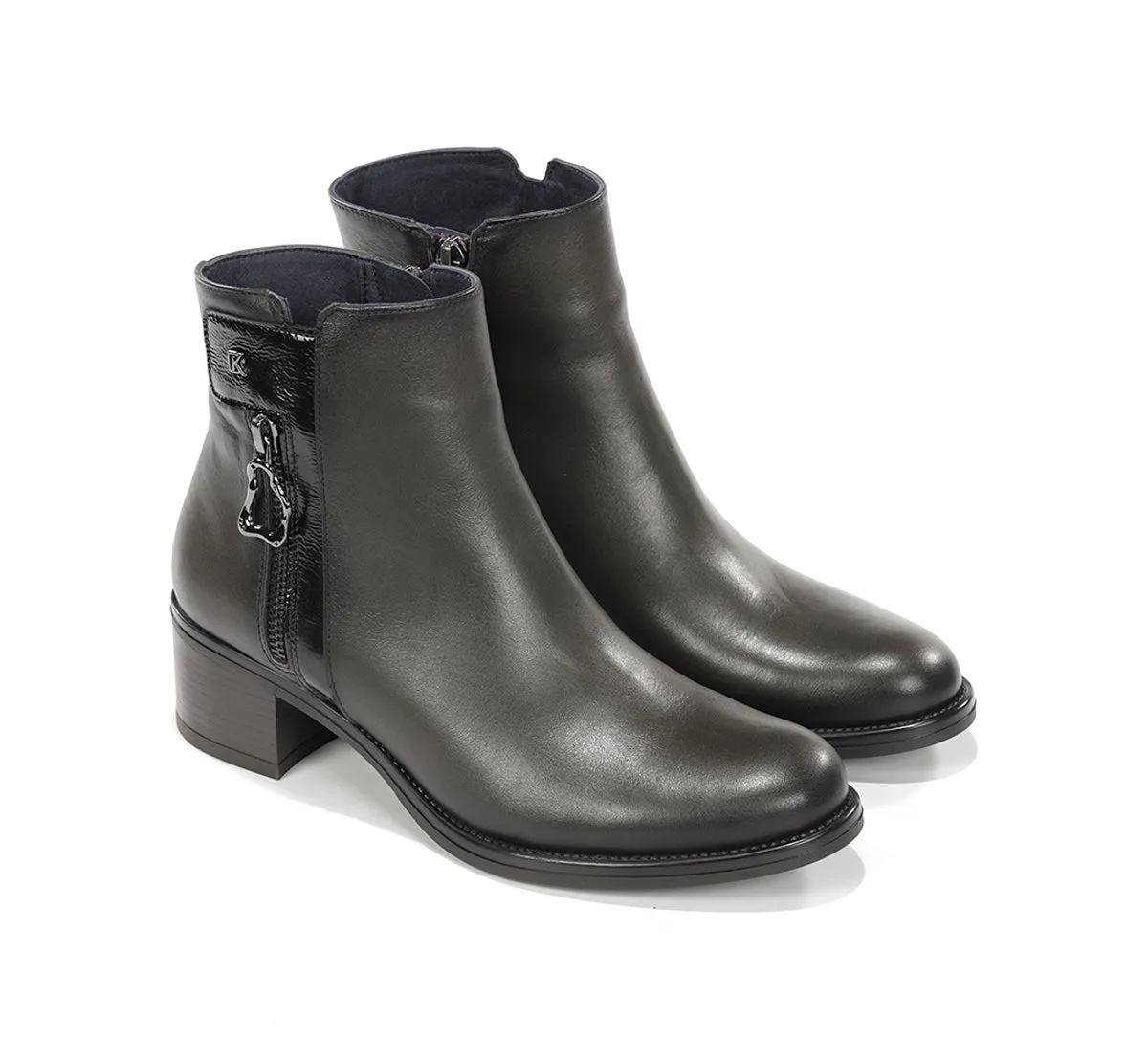 Fluchos Chiara D9434 stivaletti donna verdi tacco