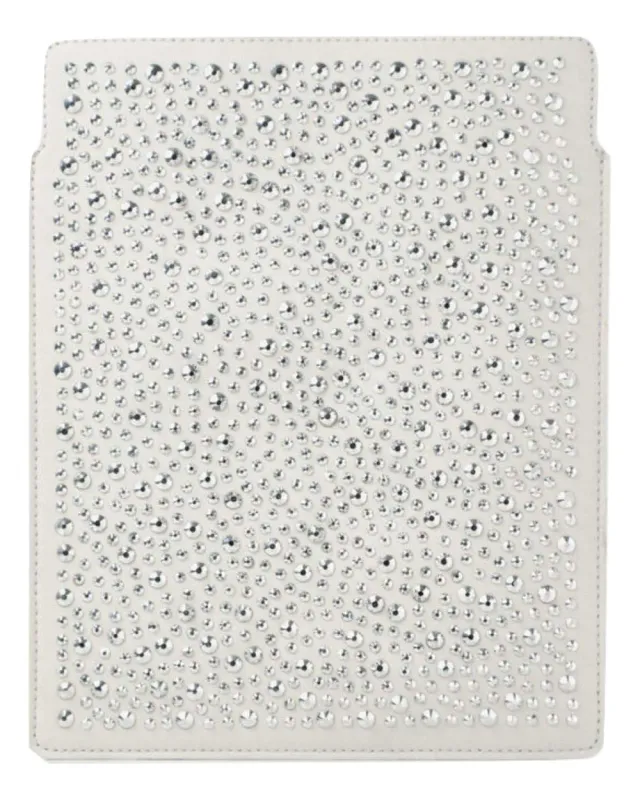 Alexander Smith Strass custodia tablet iPad 19,5x25 pelle gioiello