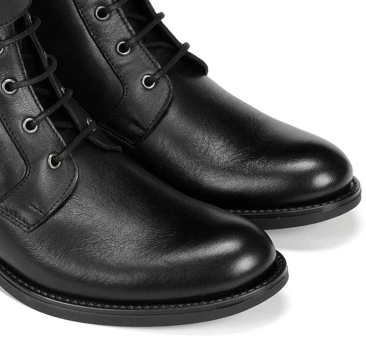 Dorking Chad D9123 stivaletti donna neri tacco basso