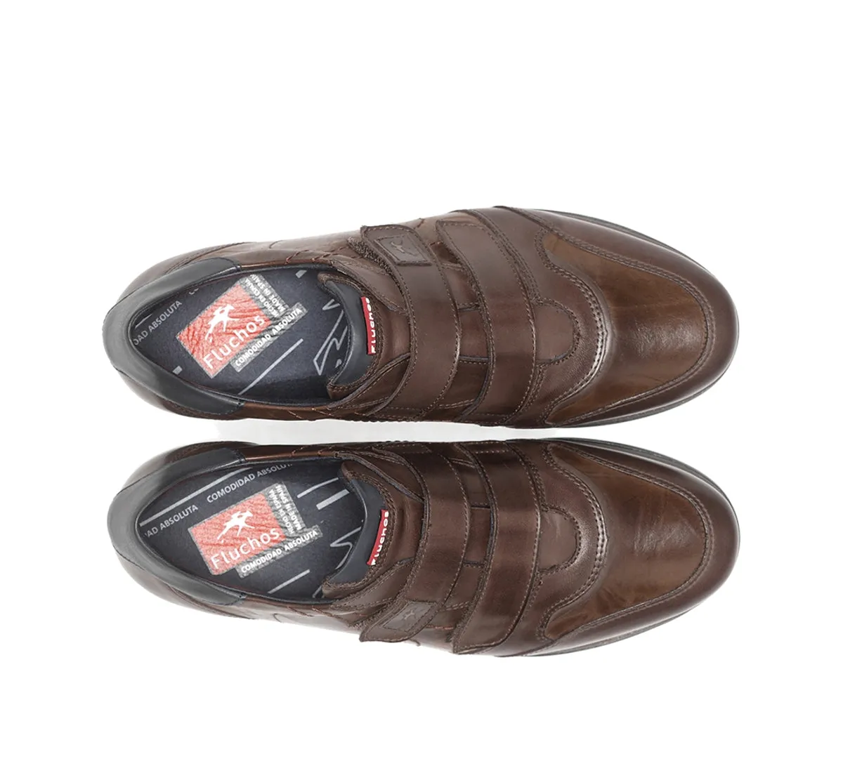 Fluchos Daniel 9262 sneakers marrone uomo casual