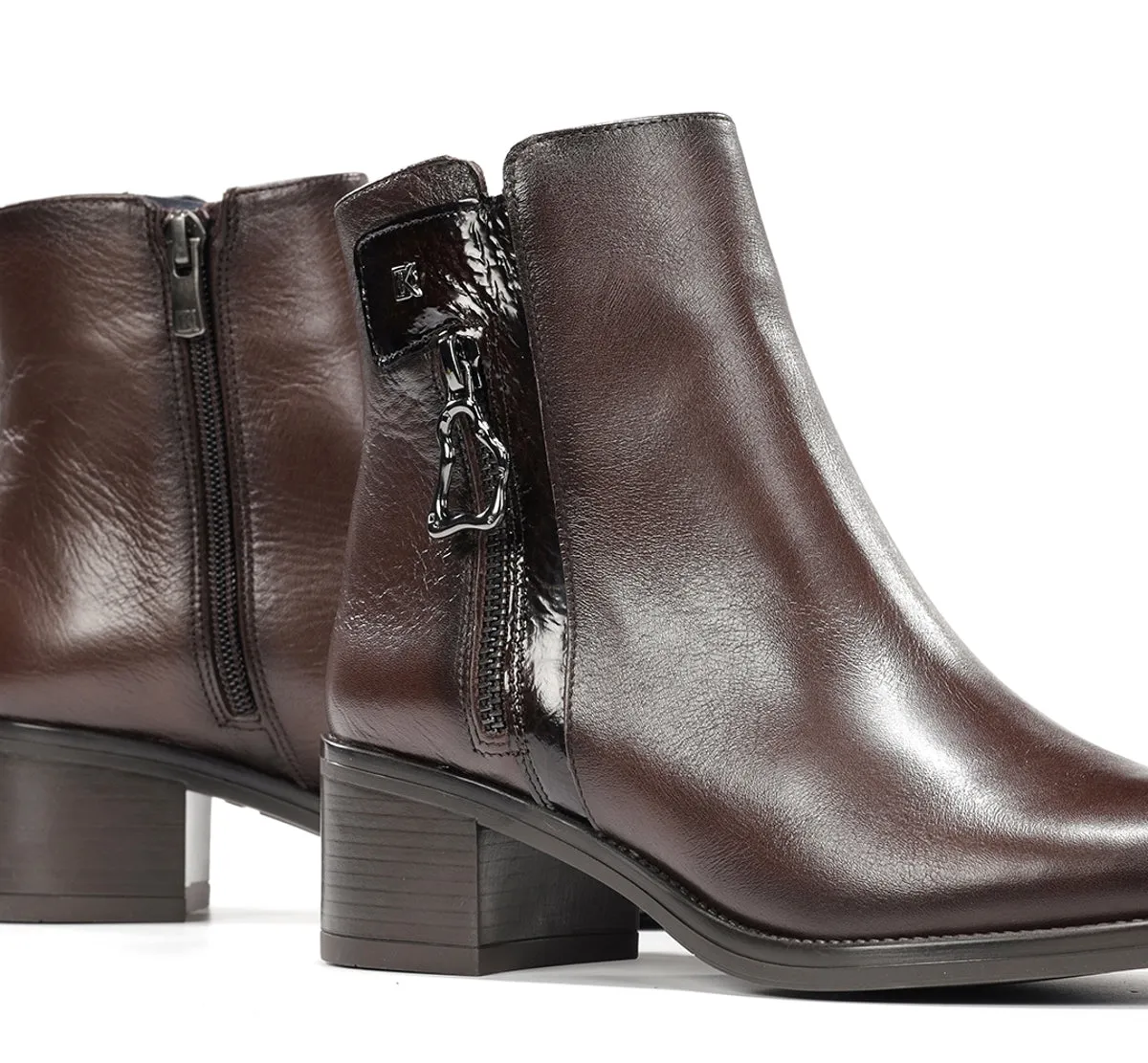 Dorking Chiara D9434 stivaletti donna marrone tacco