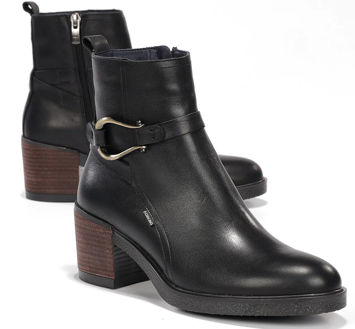 Fluchos Aroma D9754 stivaletti donna neri alla caviglia