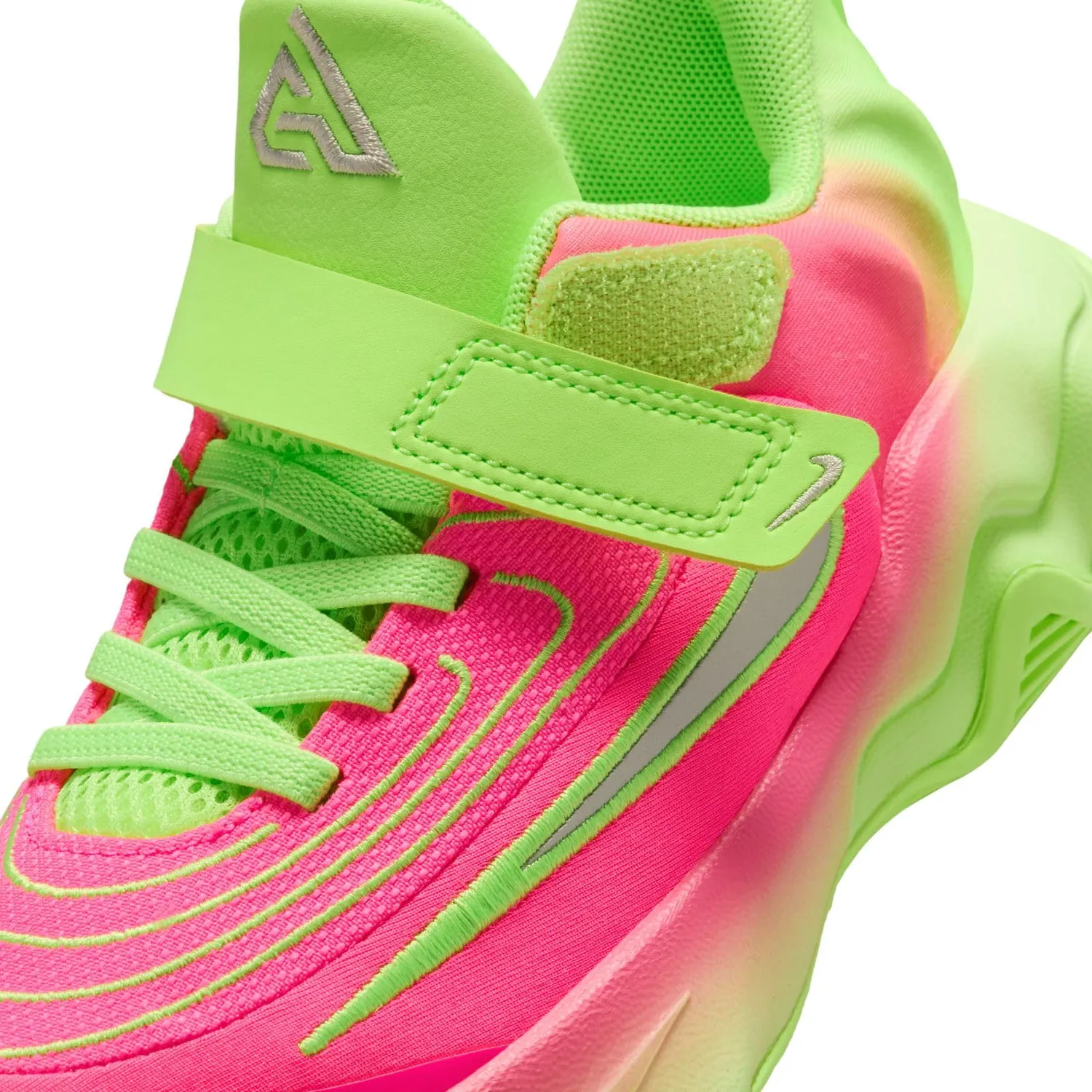 Nike Giannis Immortality 4 scarpe basket bimbo lime