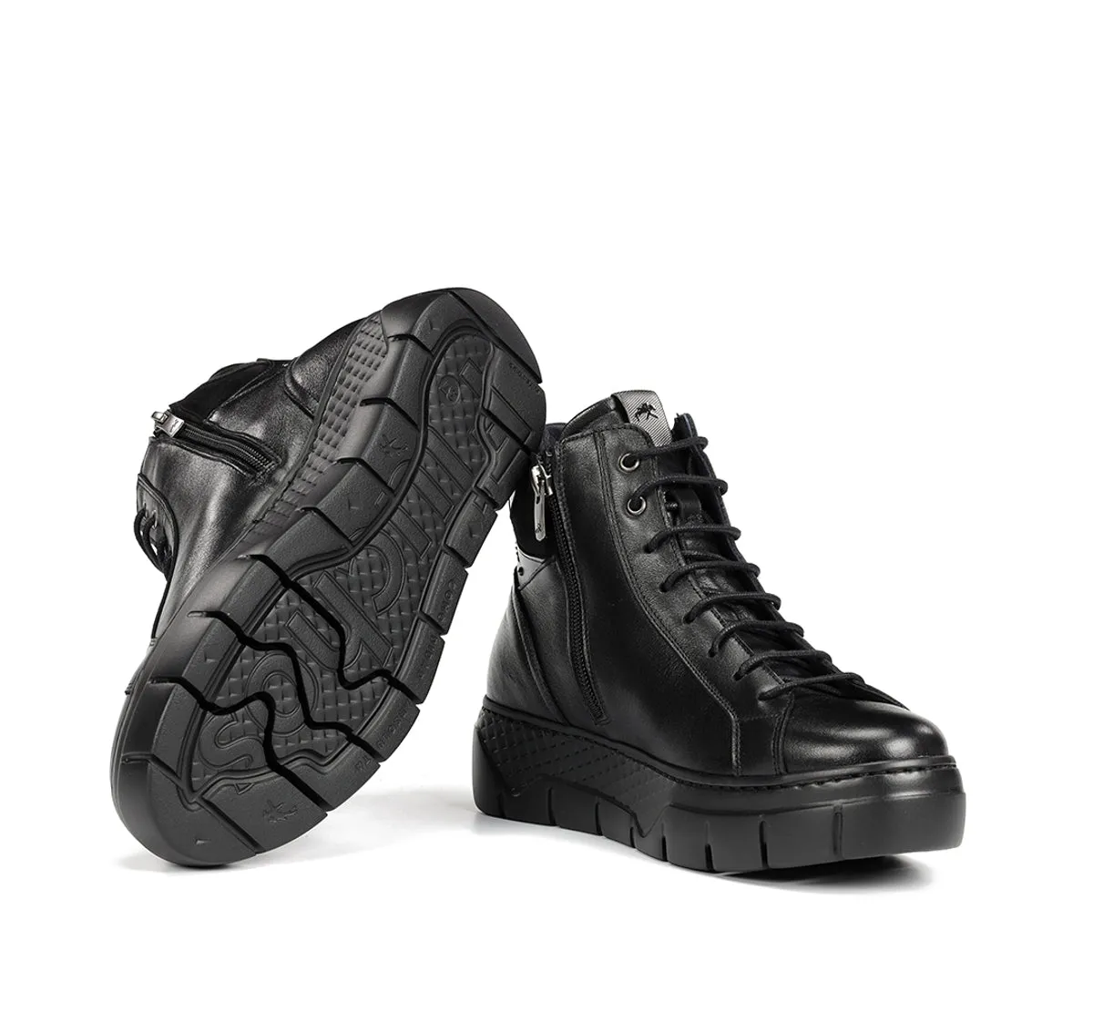 Fluchos Ilia F2304 stivaletto donna nero stringato