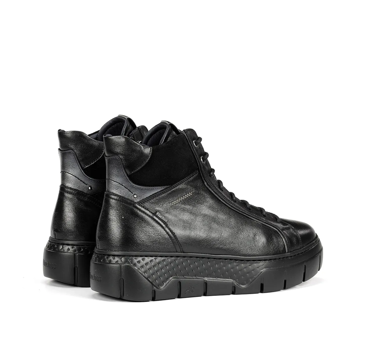 Fluchos Ilia F2304 stivaletto donna nero stringato