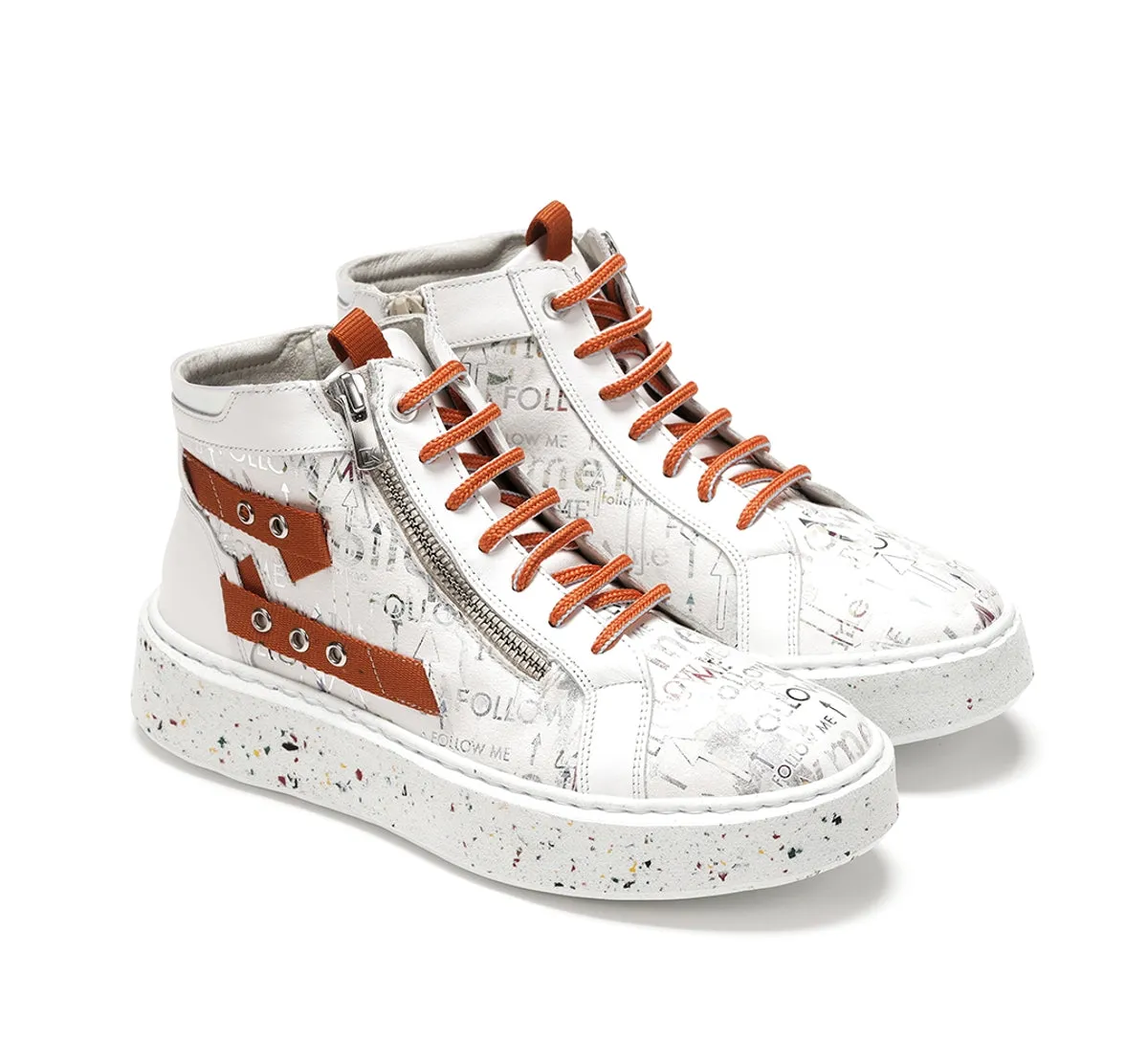 Fluchos Trozos D8752 Sneakers Donna Bianche Leggere