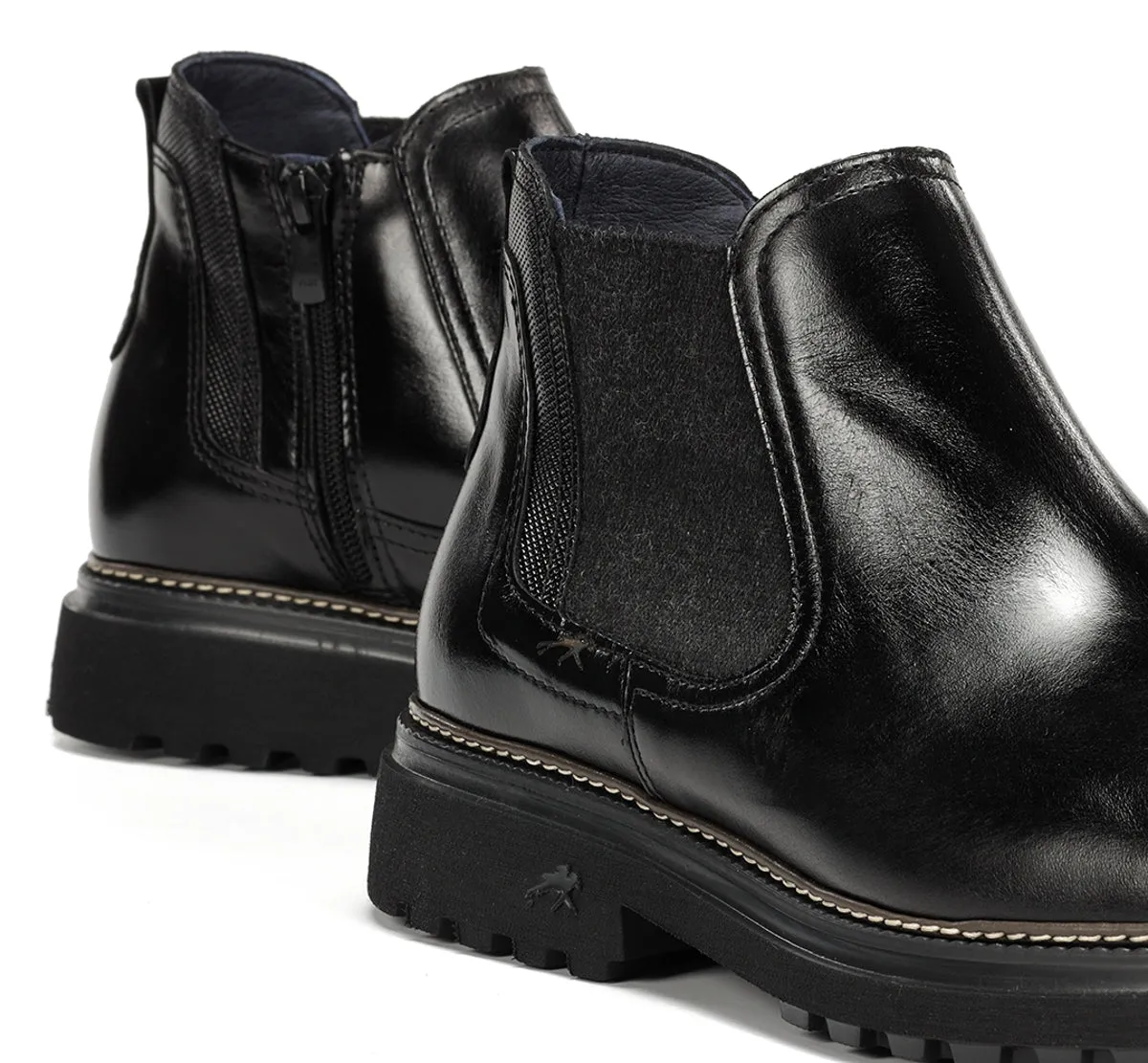 Fluchos Lincon F2057 Stivaletto Uomo Nero Classico