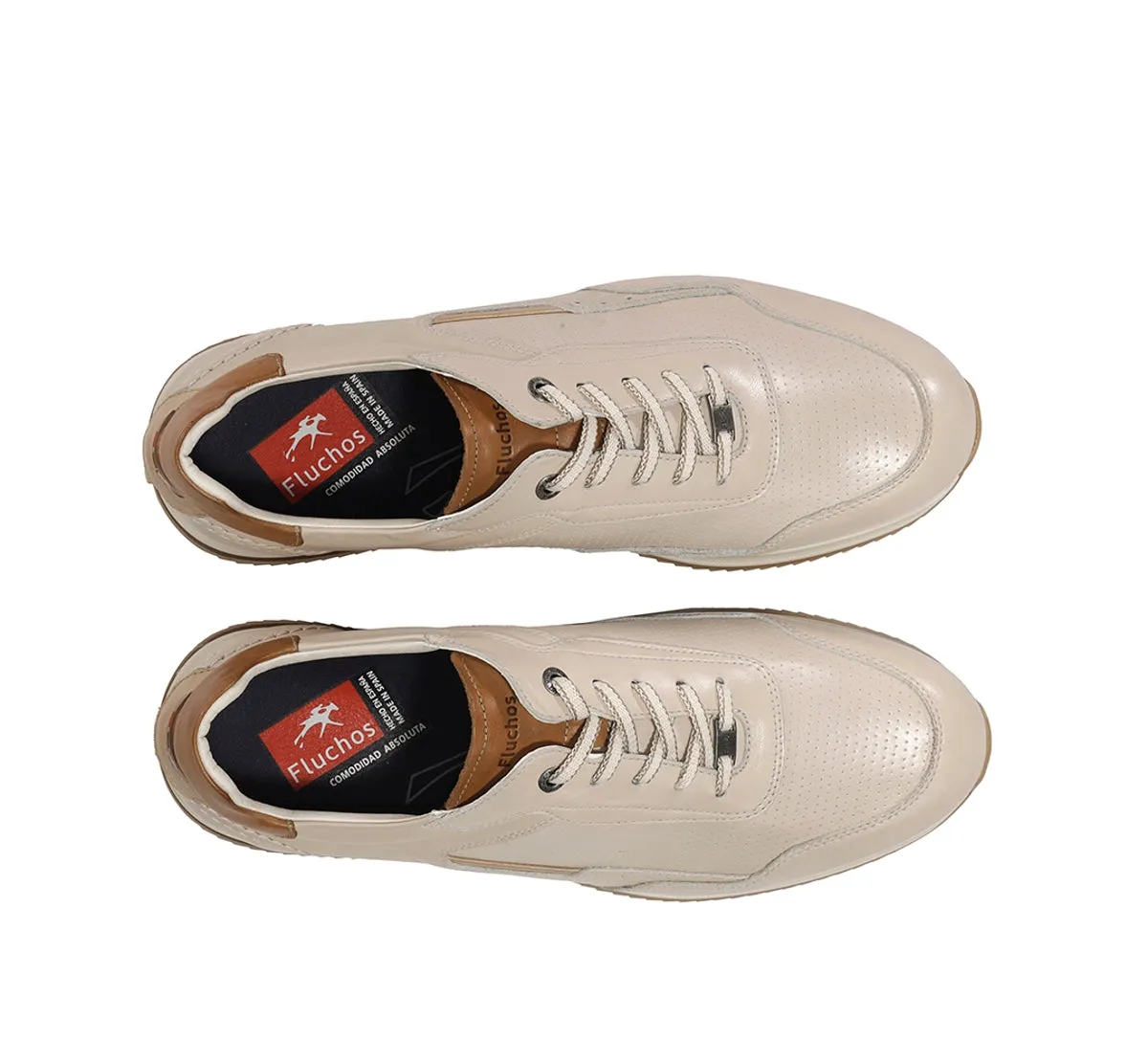 Fluchos Samir F2186 Sneakers Uomo Bianche Comode