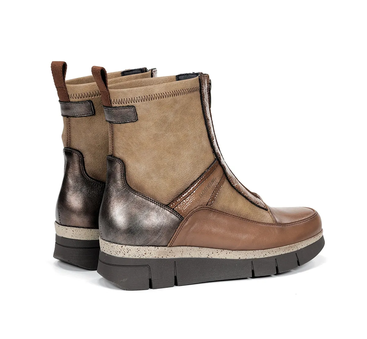 Fluchos India D9331 stivaletto marrone stile sportivo