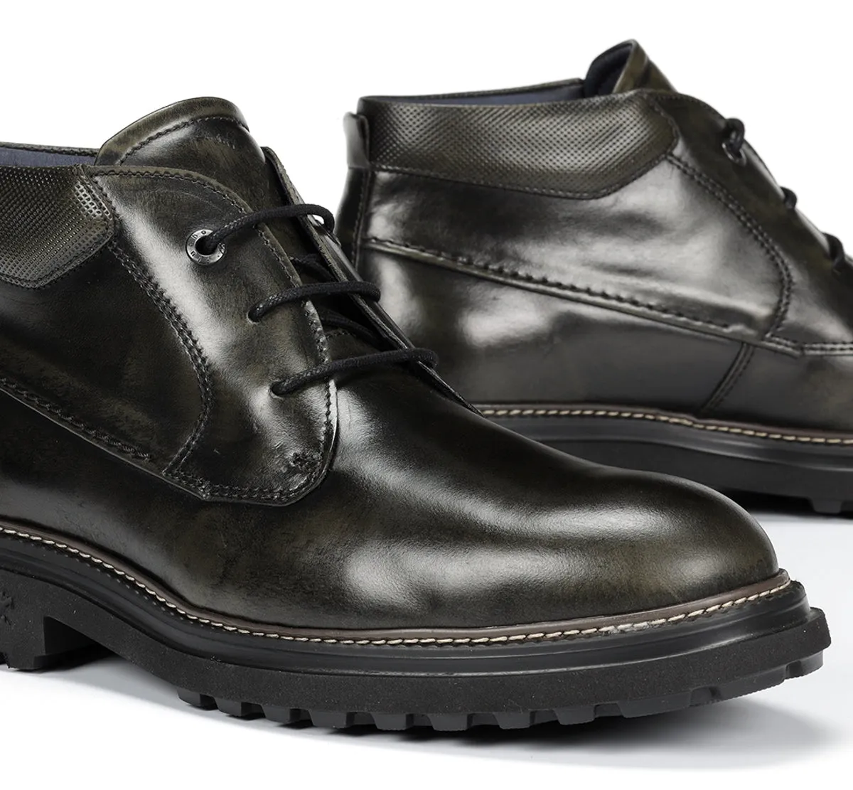 Fluchos Lincon F2055 scarpe uomo verdi classiche