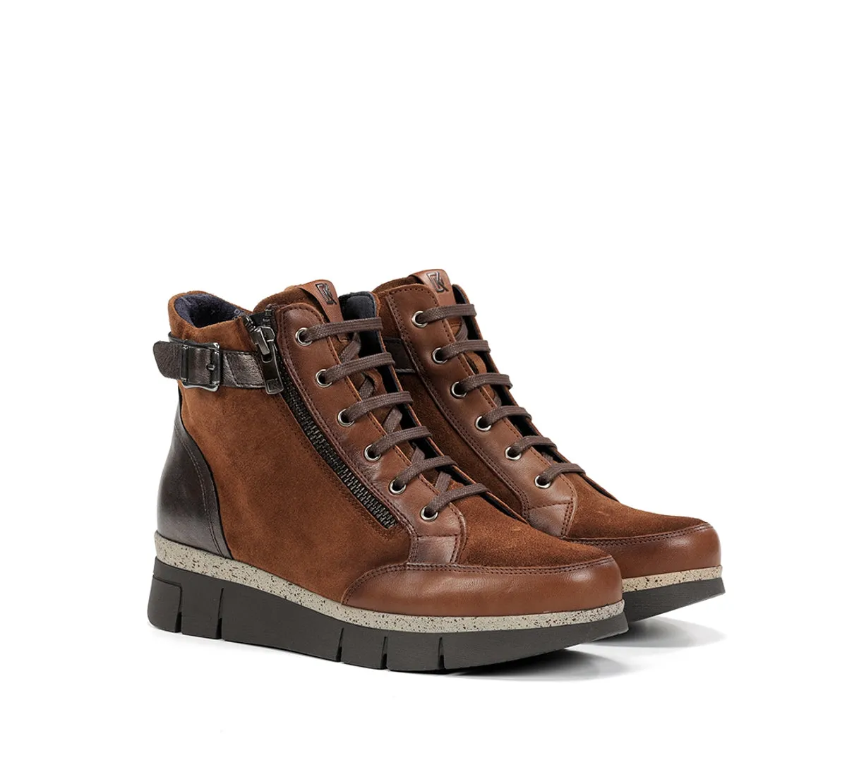 Fluchos India D9329 stivaletti donna marrone