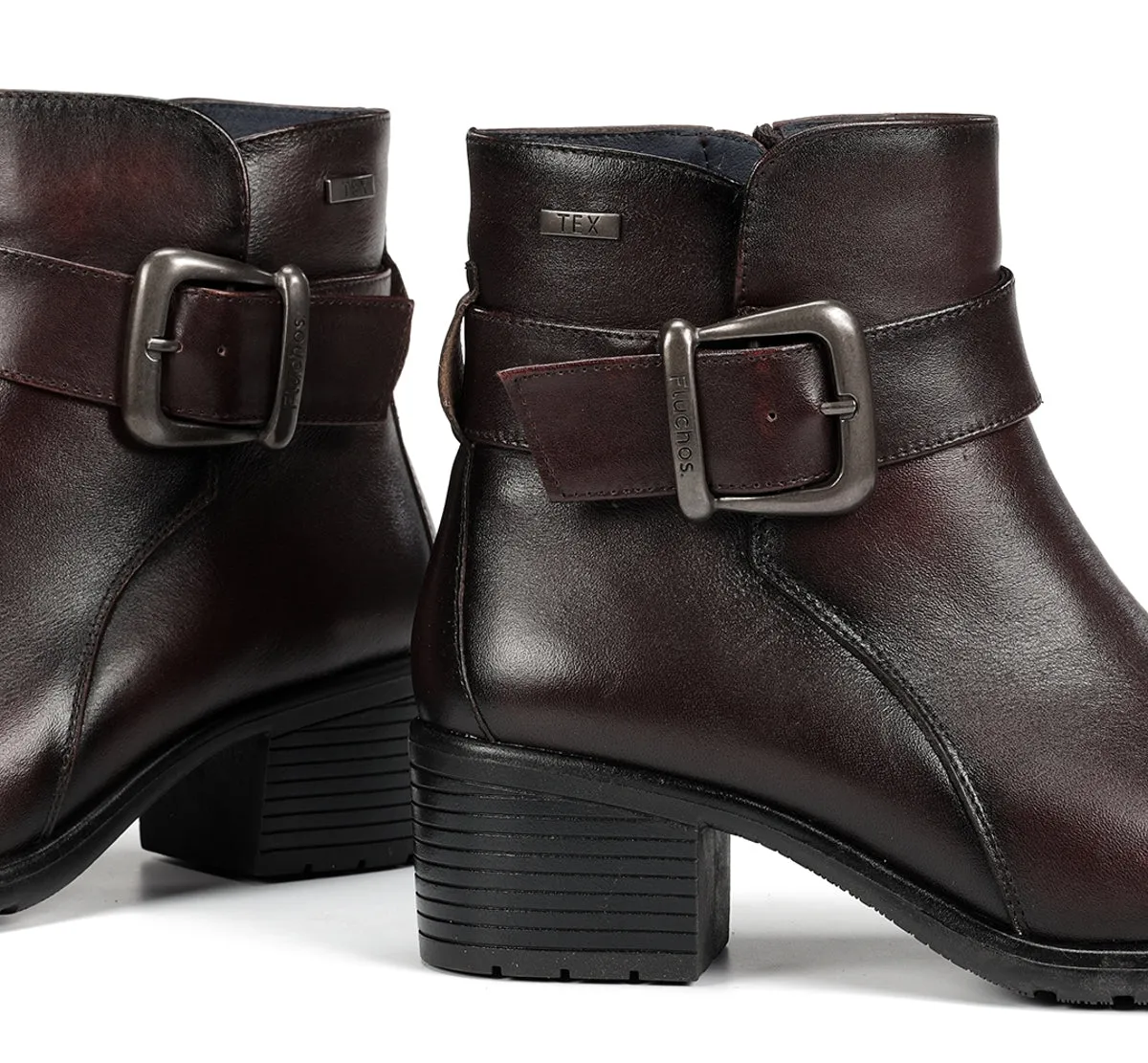 Fluchos Galit F2315 tronchetti donna bordeaux tacco