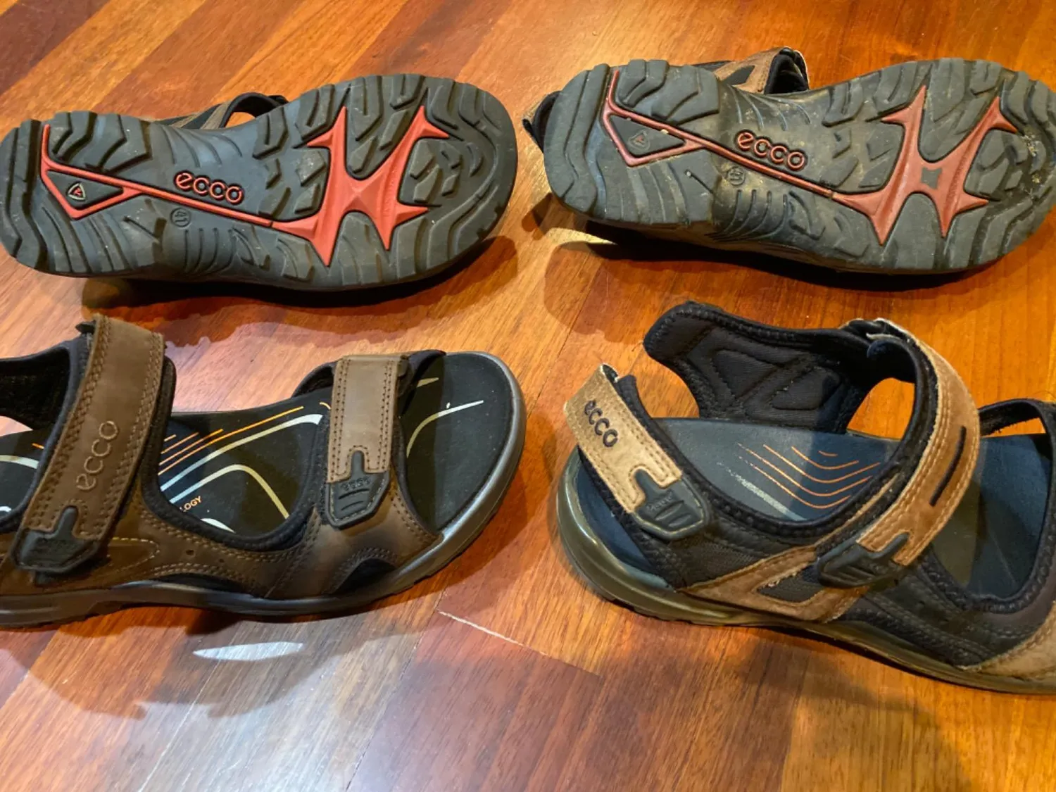 Ecco Offroad sandali trekking uomo neri comodi