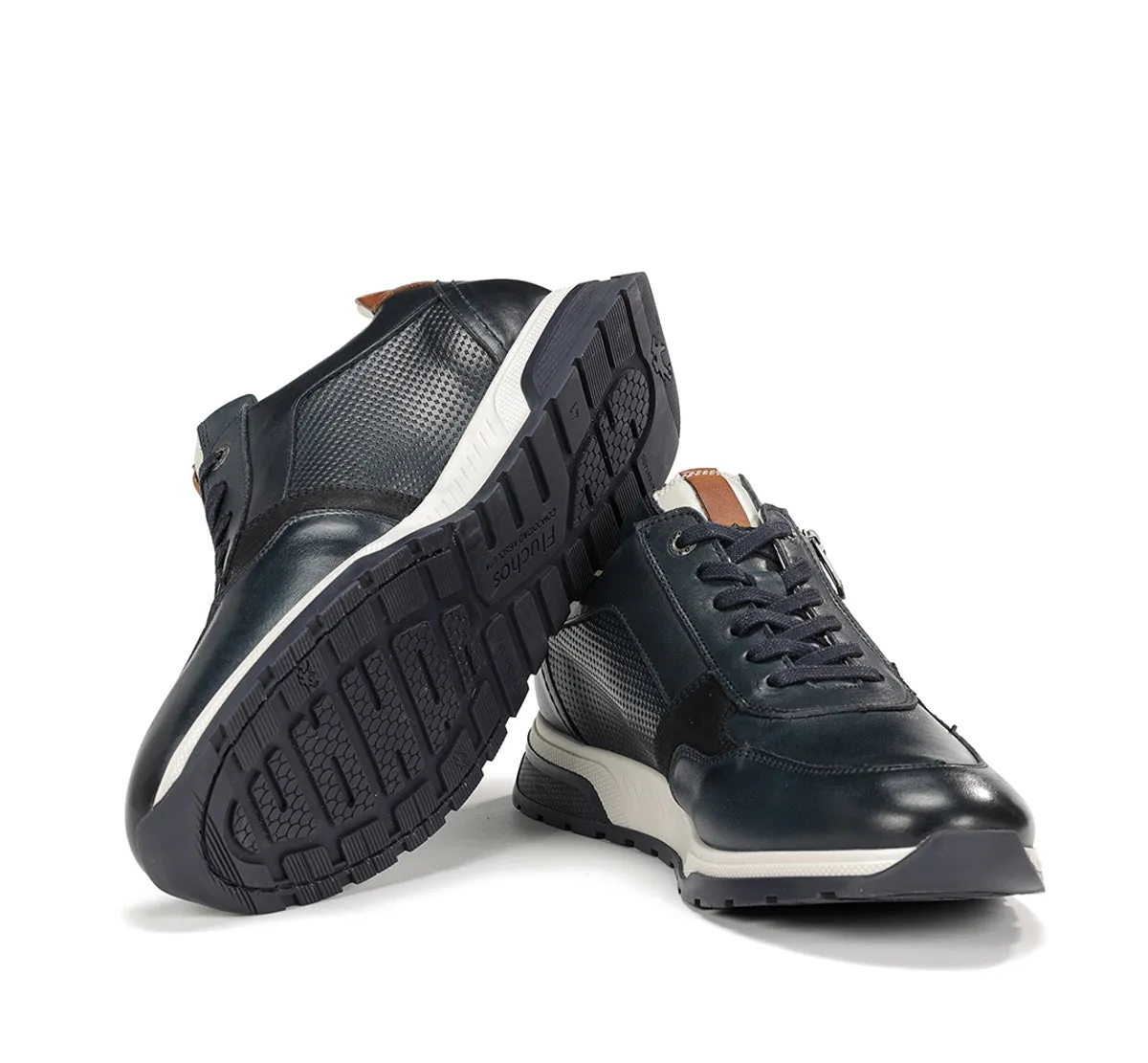Fluchos Louis F1752 sneakers uomo blu in pelle