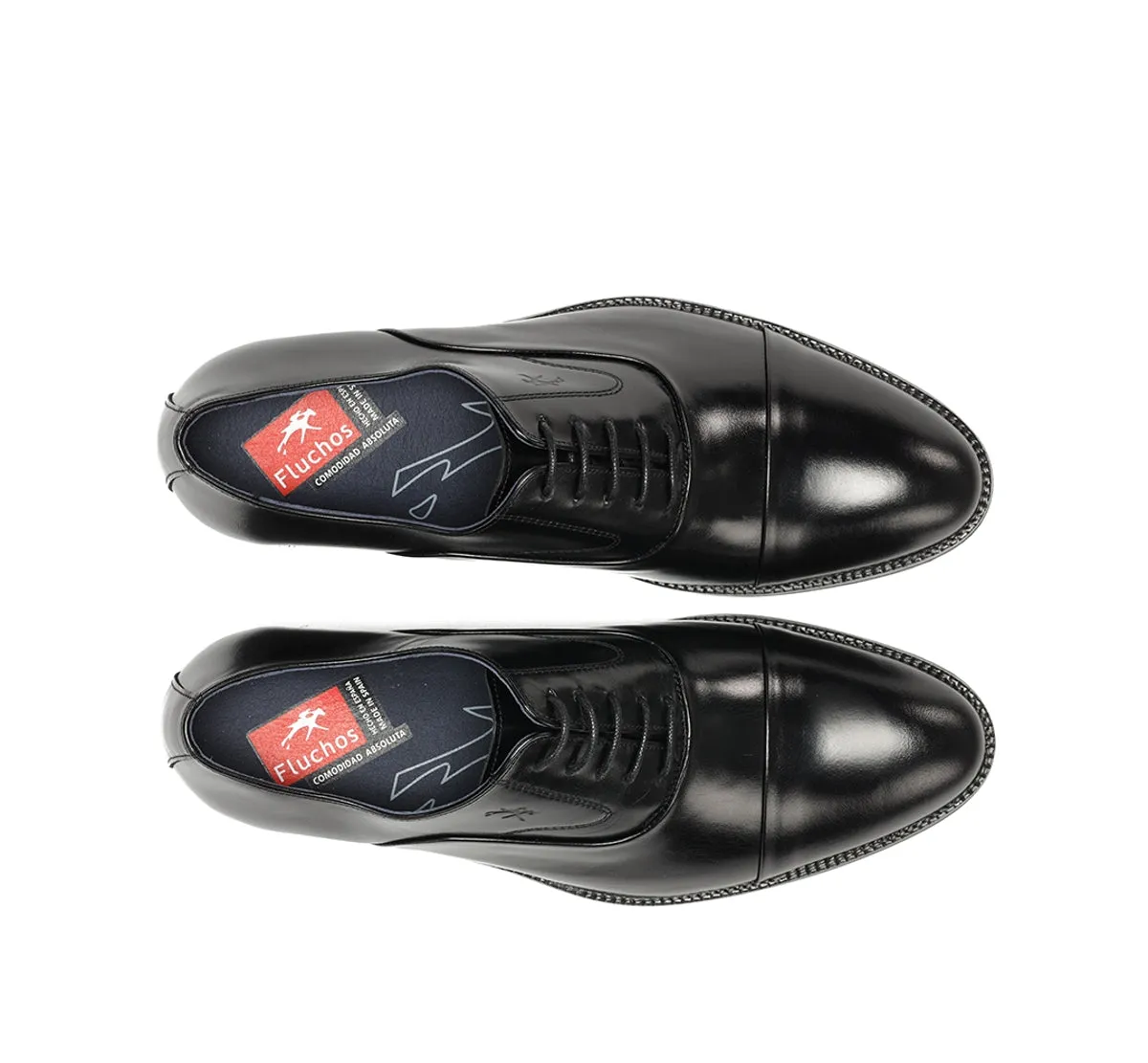 Fluchos Robert F2162 scarpe uomo nere eleganti