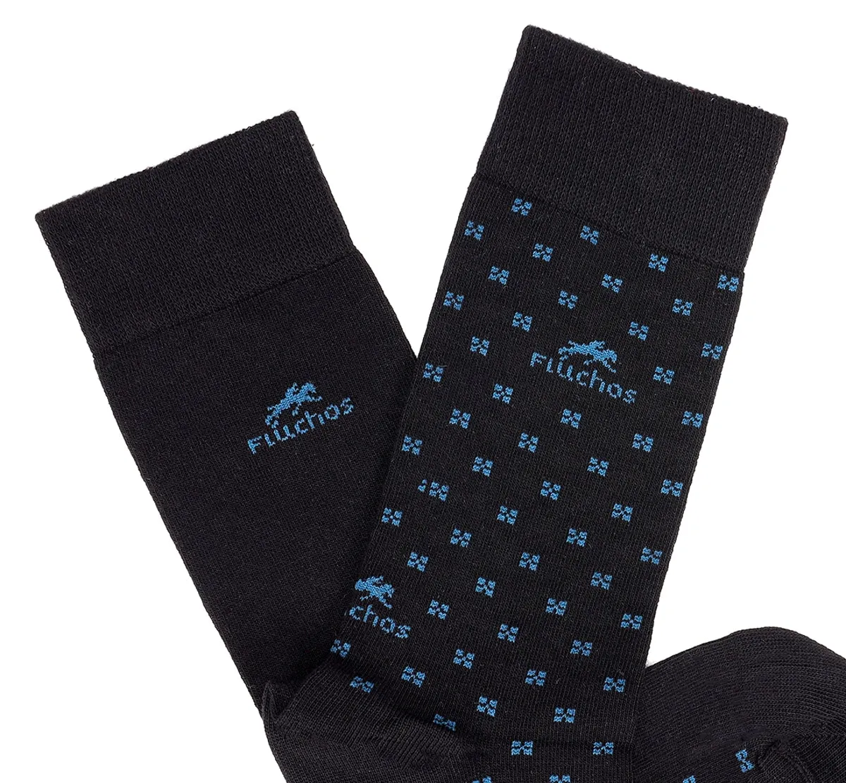 Fluchos CA0009 calzini uomo blu navy pack 2 paia