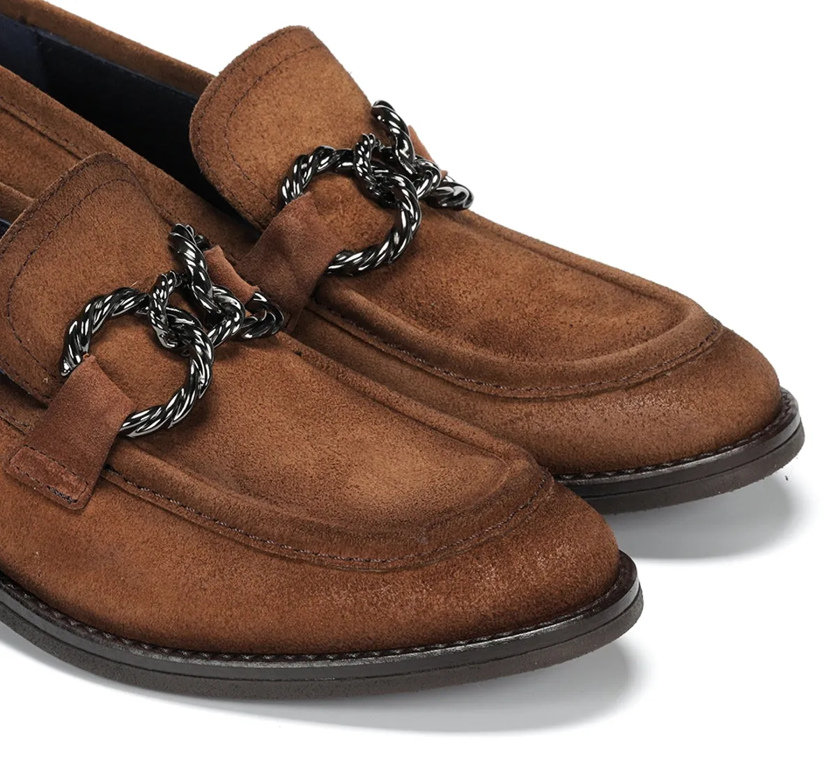 Fluchos Harvard D9117 mocassini donna marroni pelle