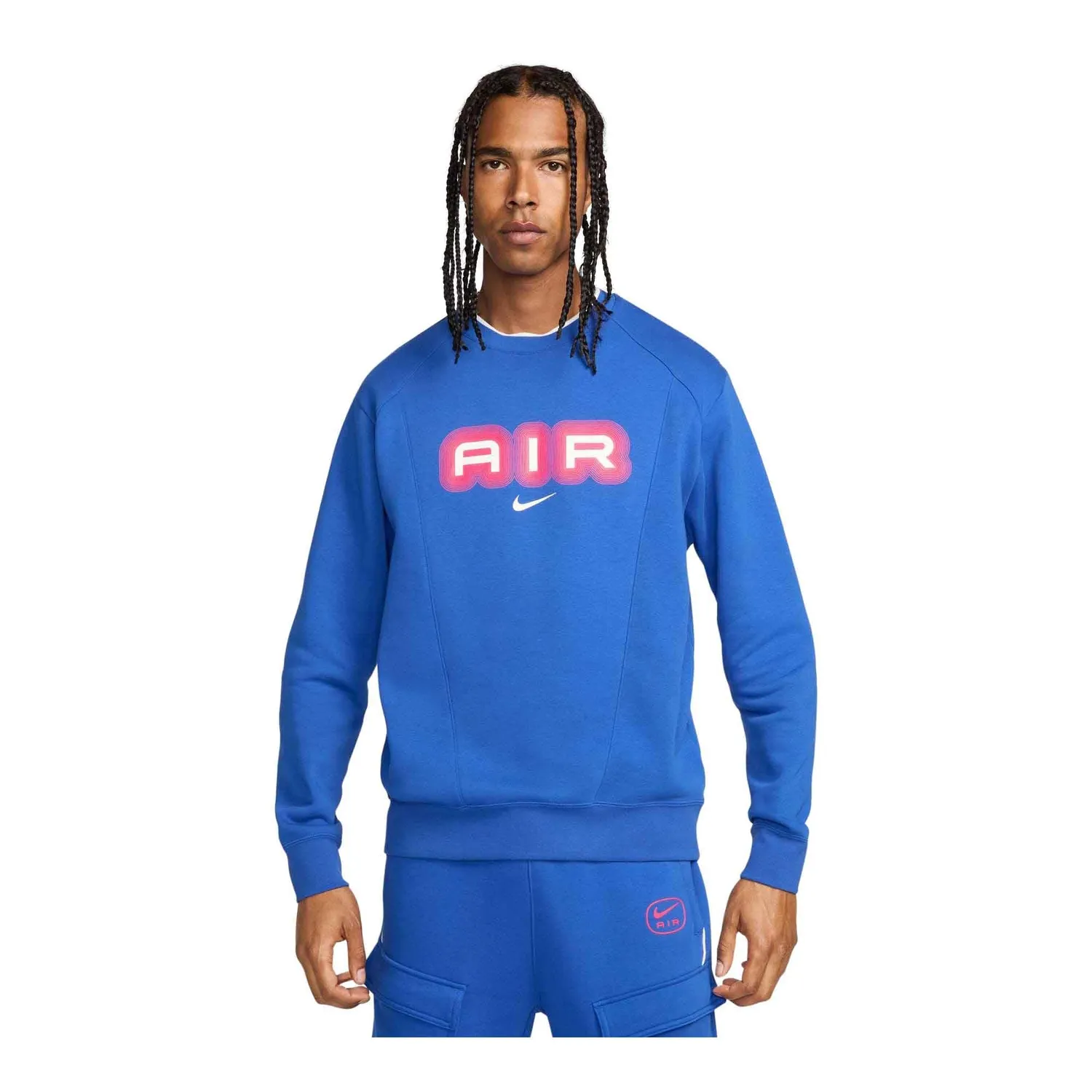 Nike Air Felpa girocollo uomo XL morbida cotone
