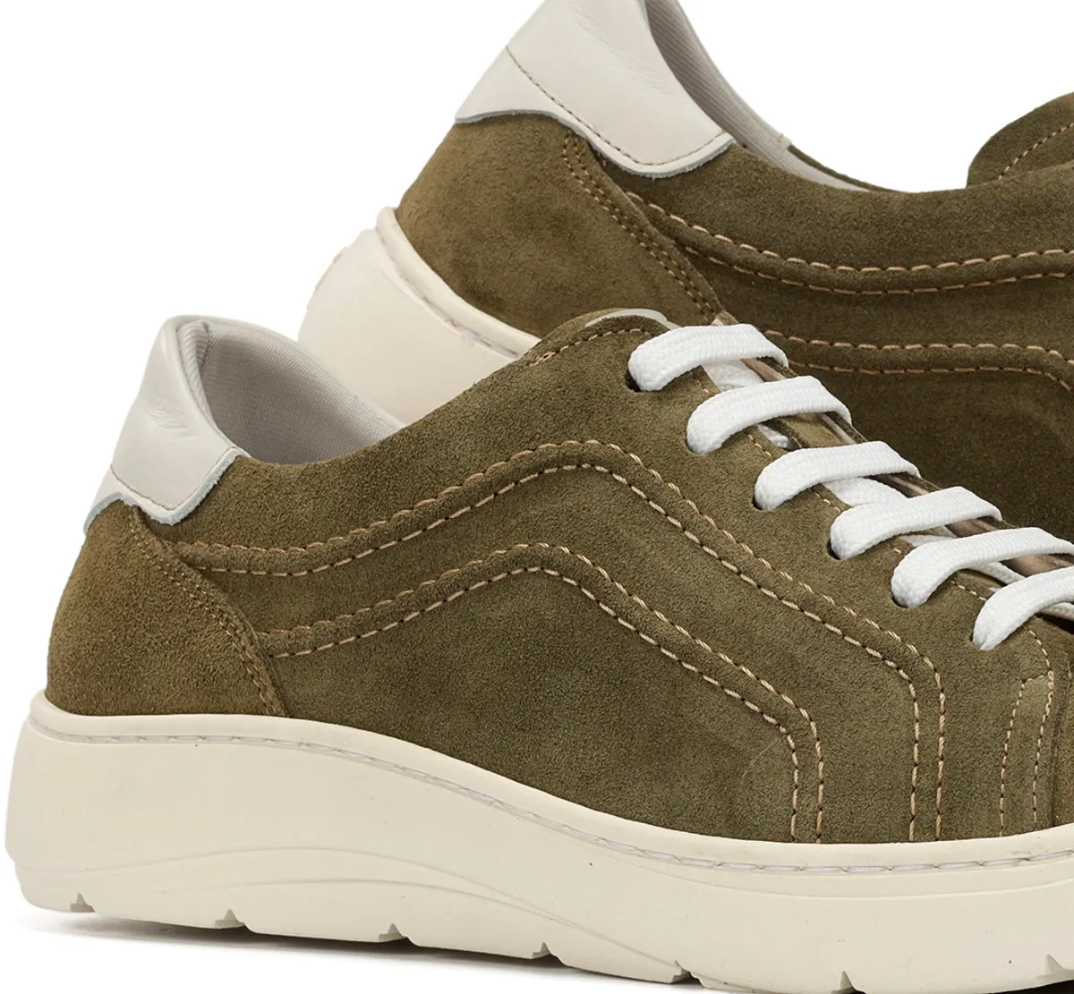 Dorking Yet D9646 sneakers donna verde pianta larga