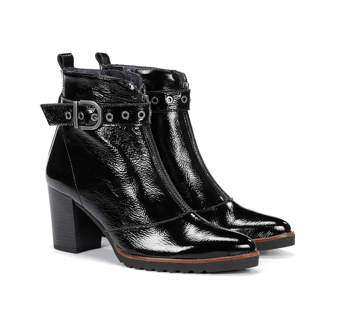 Dorking Thais D8300 stivaletti donna neri tacco
