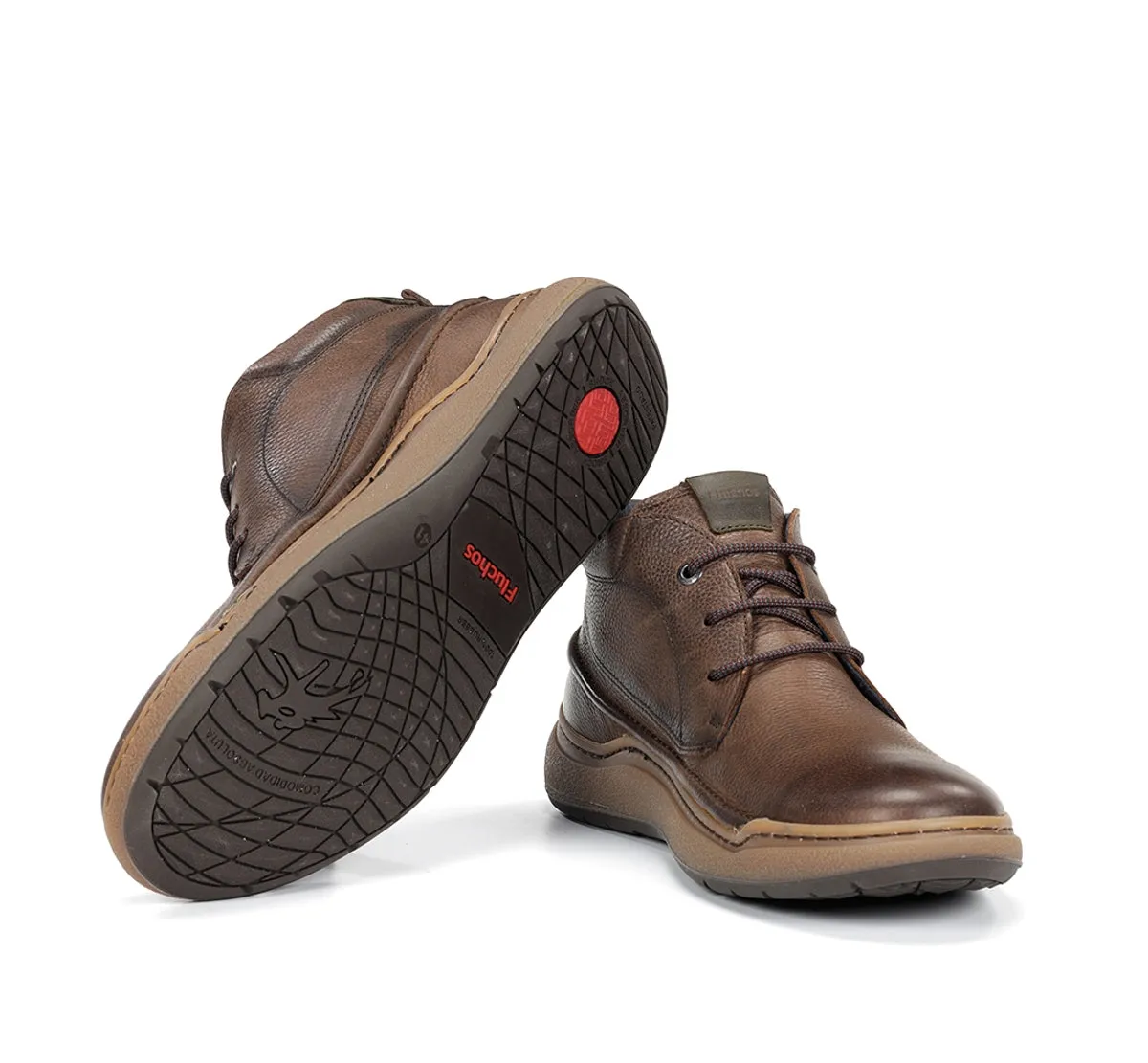 Fluchos Rocky F2034 stivaletti uomo marroni comodi