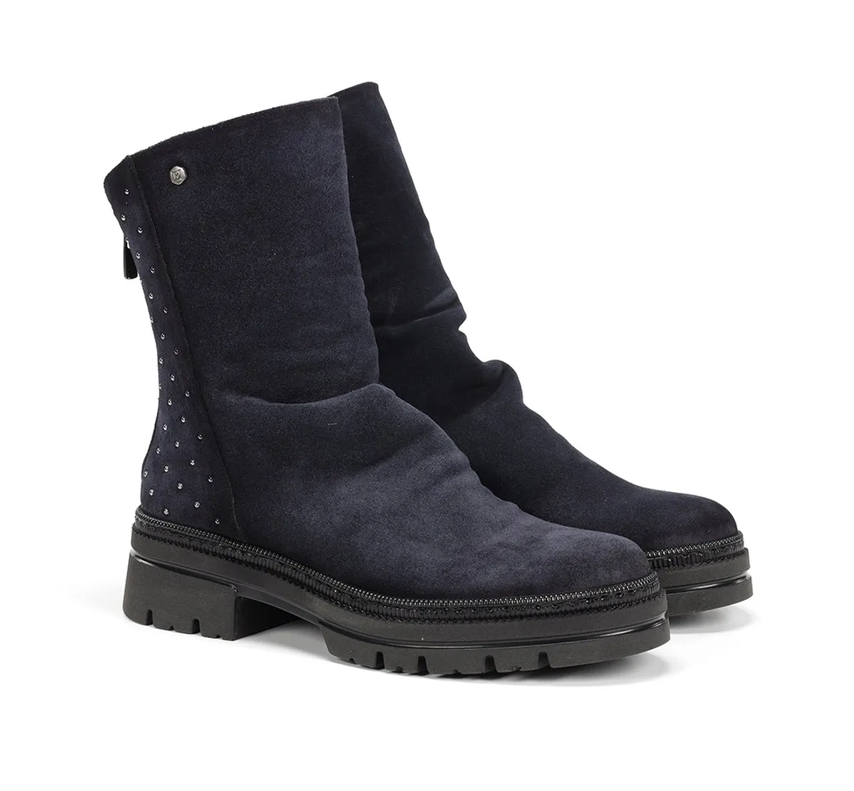 Fluchos Cosmo D9397 stivaletti donna blu suola track