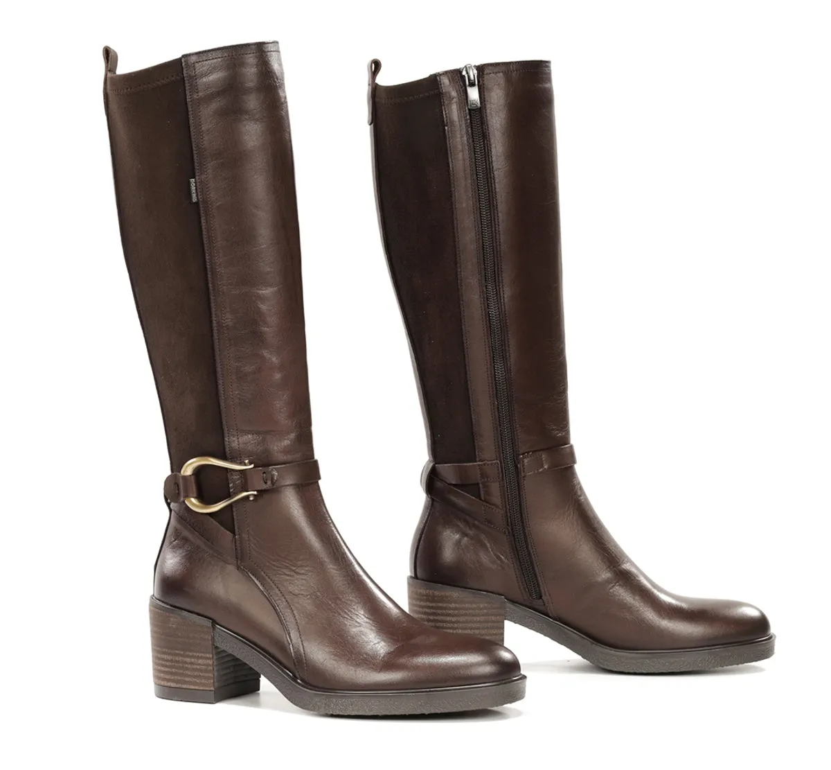 Fluchos Aroma D9752 stivali marrone donna confortevoli