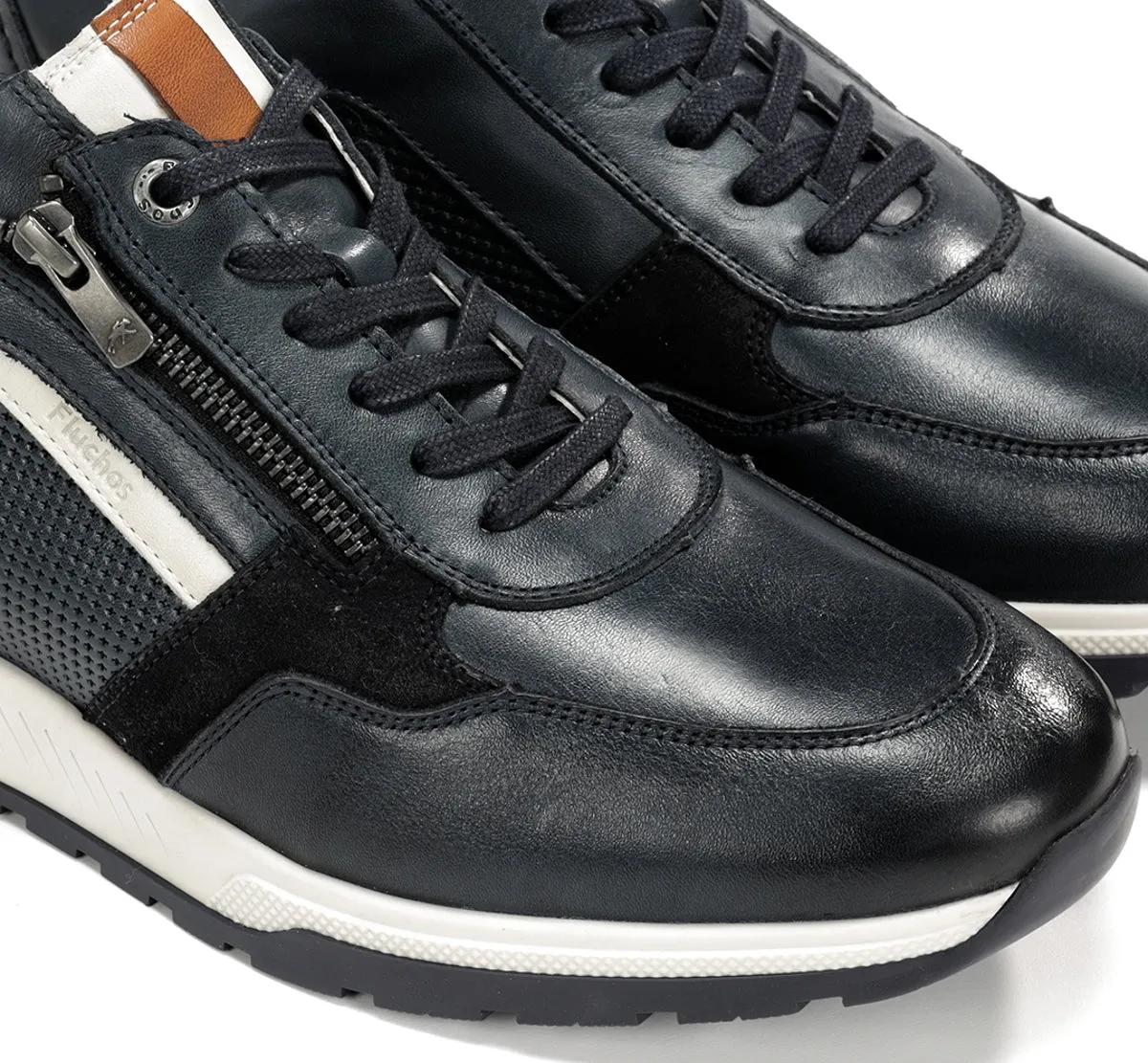 Fluchos Louis F1752 sneakers uomo blu in pelle