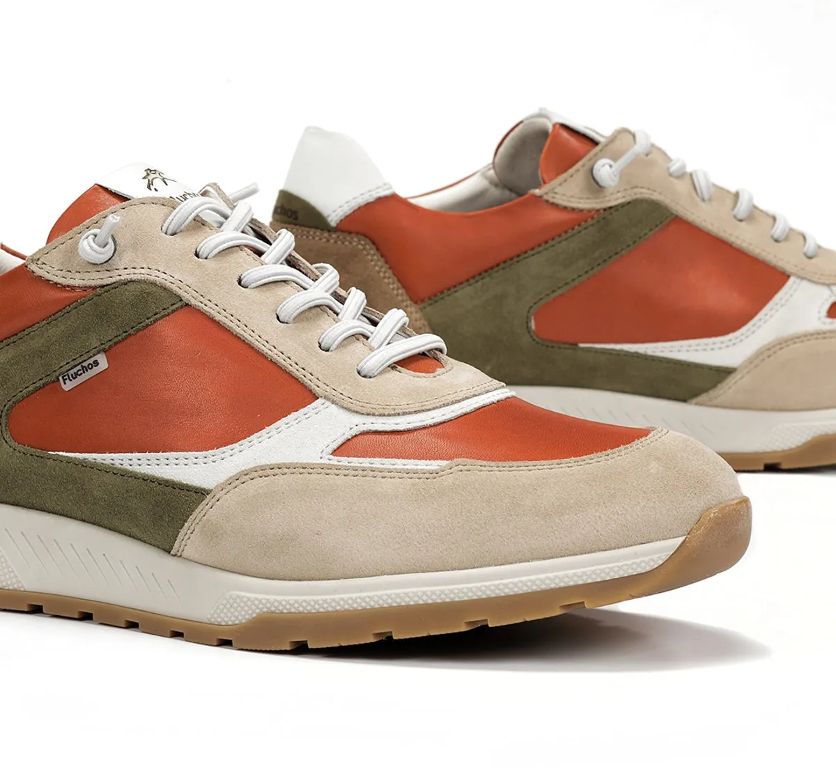 Fluchos Louis F2192 sneakers uomo arancioni pelle