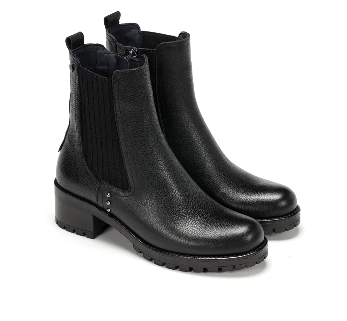 Fluchos Glass D8824 Stivaletti Donna Nero Track