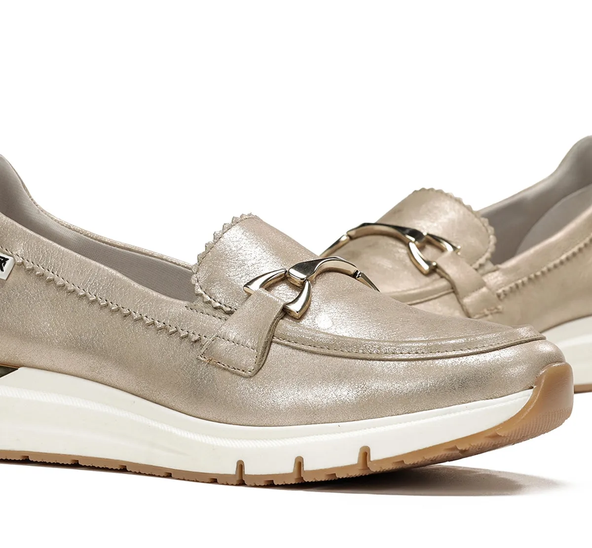 Dorking Serena D9047 Mocassino Donna Oro Sportivo
