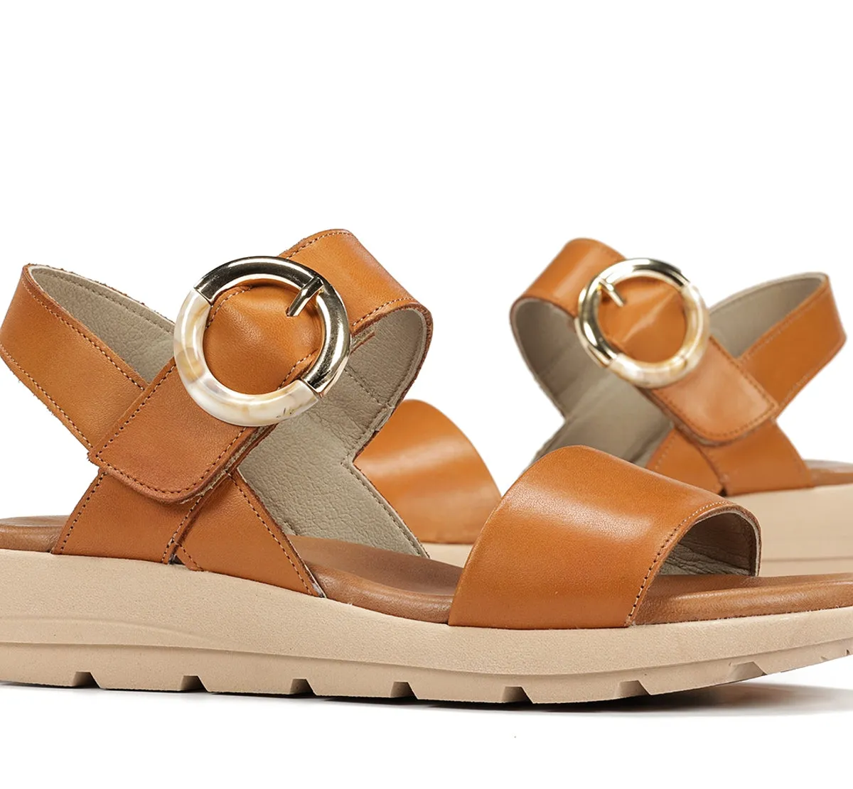 Fluchos Gandia D9468 sandalo donna marrone leggero