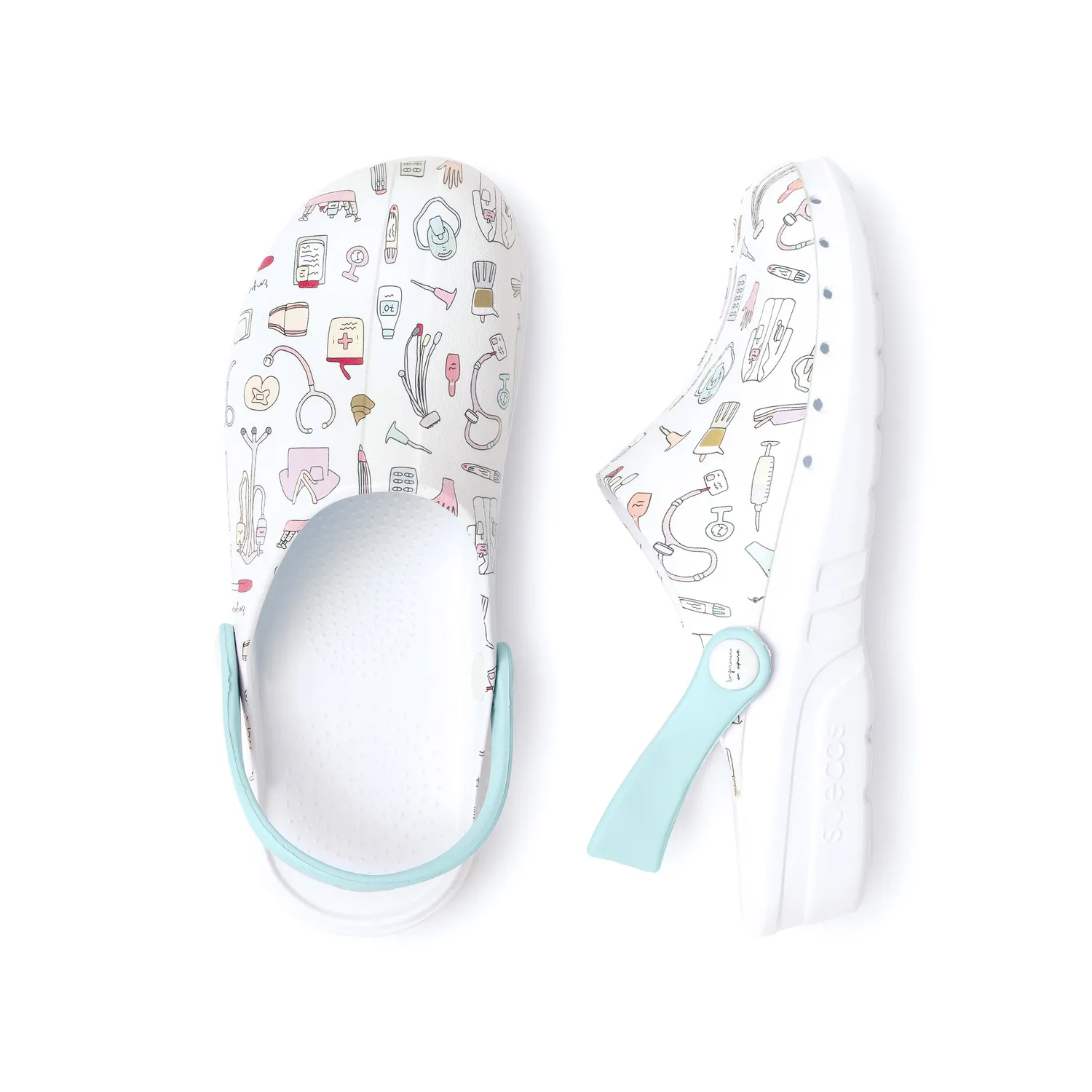 Suecos Oden+ Nurse in a Hurry zoccoli blu