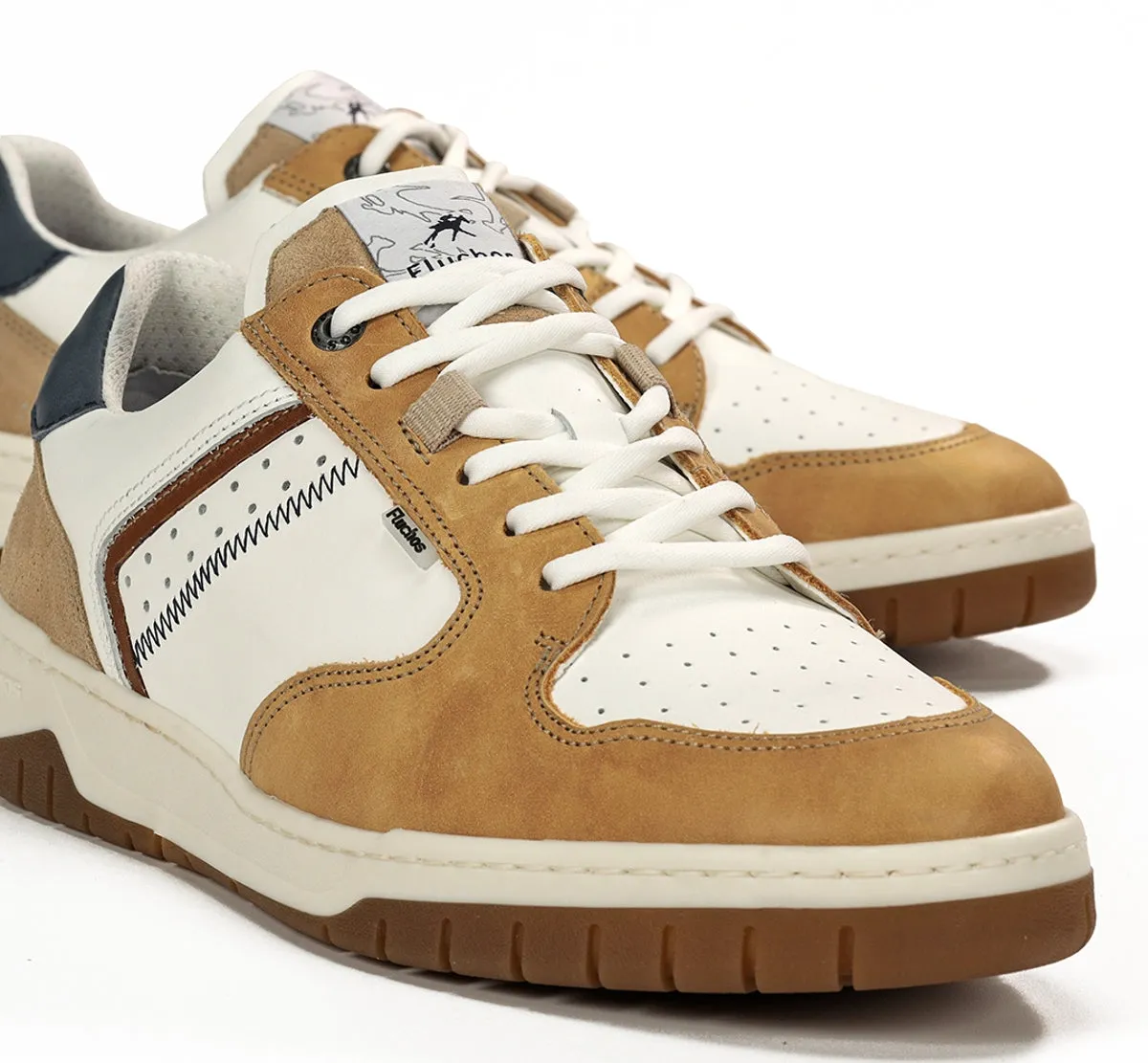 Fluchos Roger F1954 sneakers uomo gialle pelle