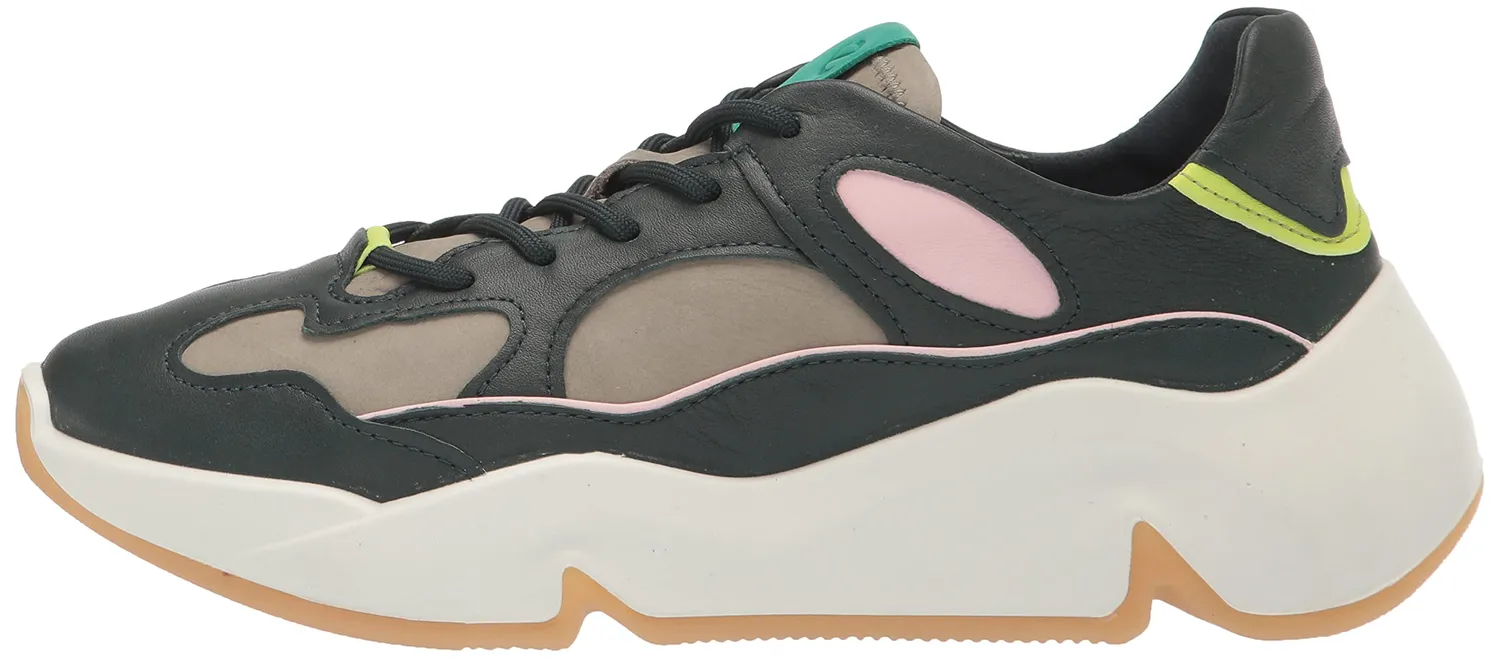 Ecco Chunky Sneaker Hygge stivali donna in pelle con pile