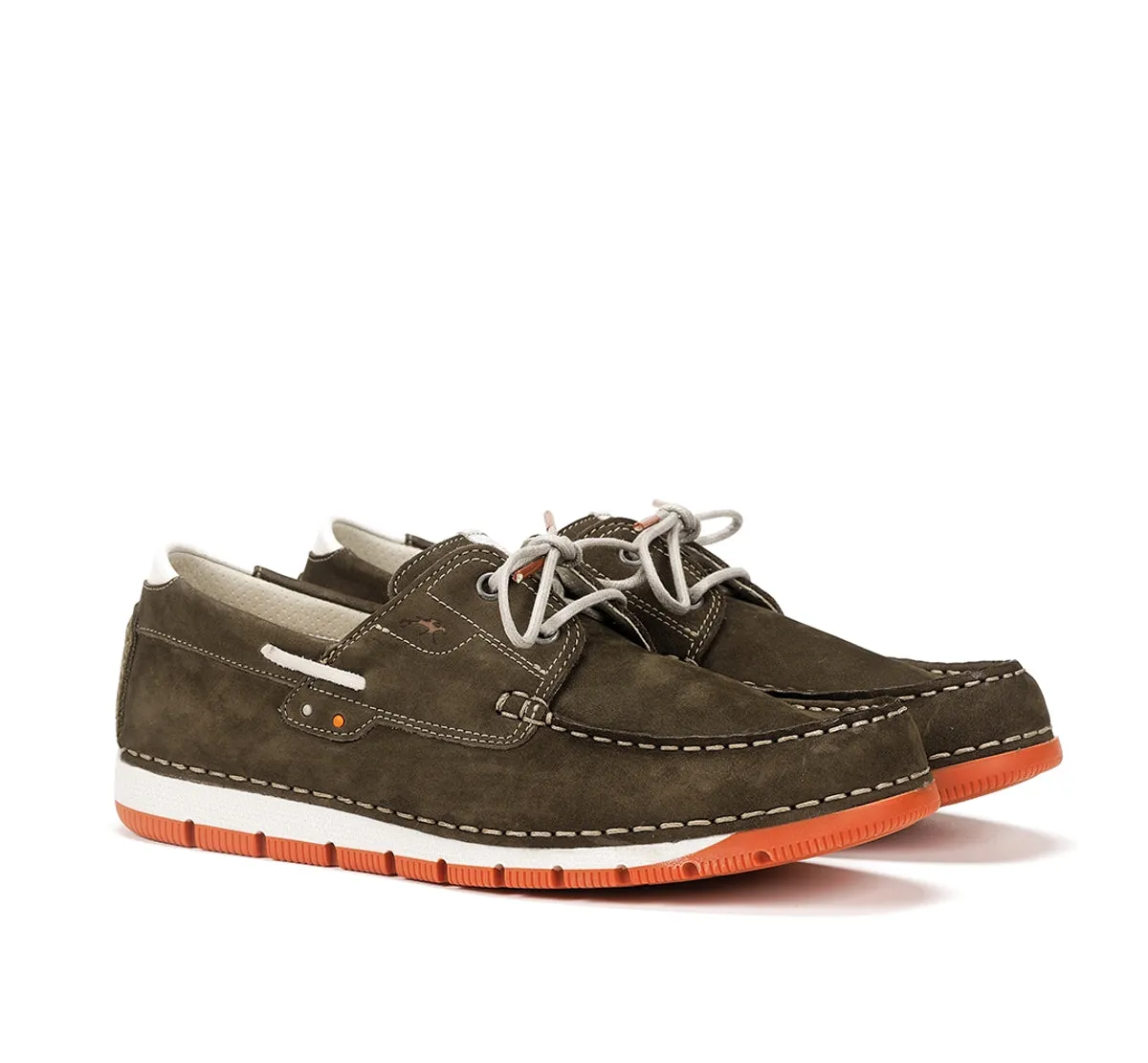 Fluchos Andrey F1448 Scarpe Barca Uomo Verdi