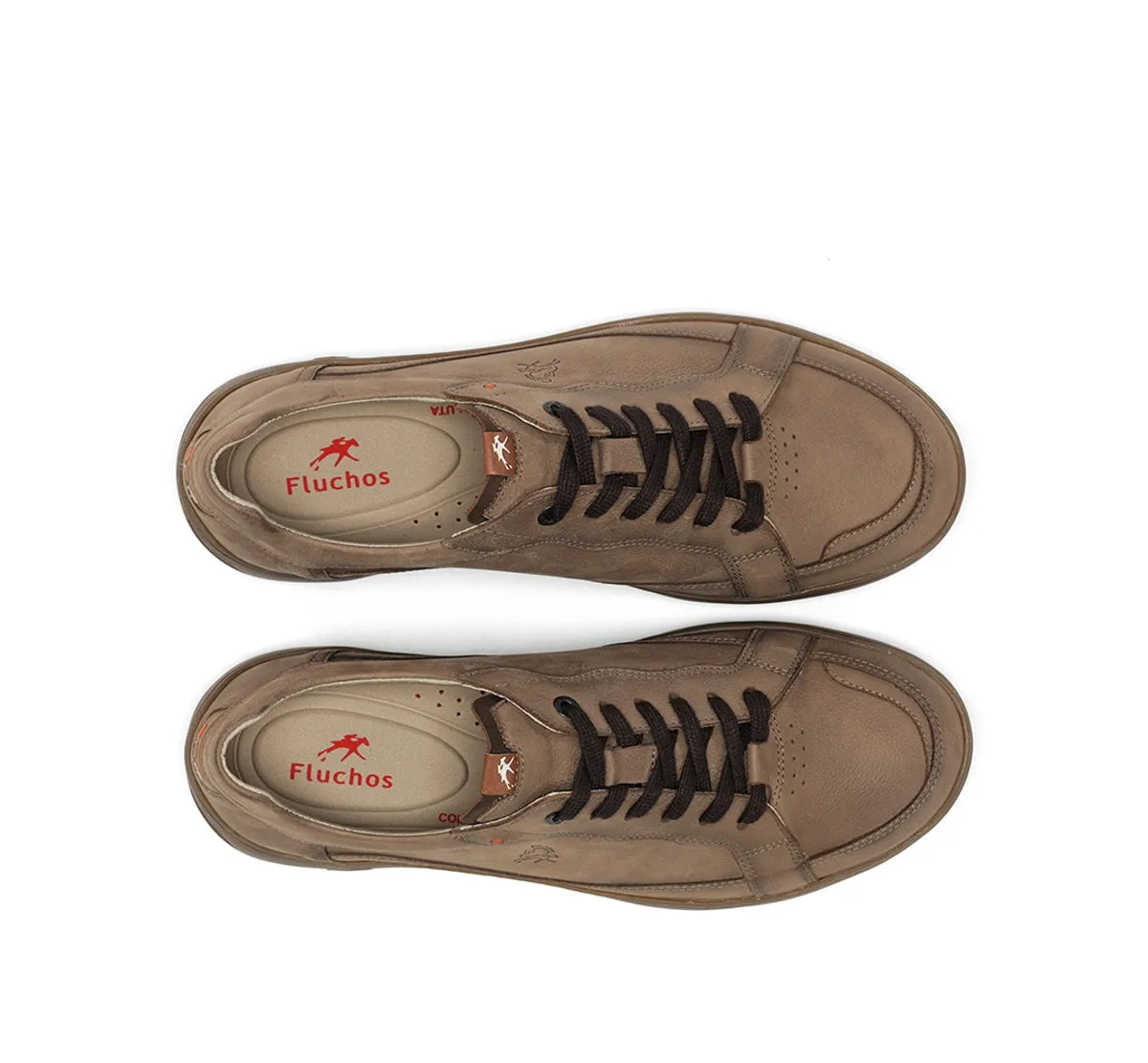Fluchos Lenox F2220 sneakers taupe uomo pianta larga