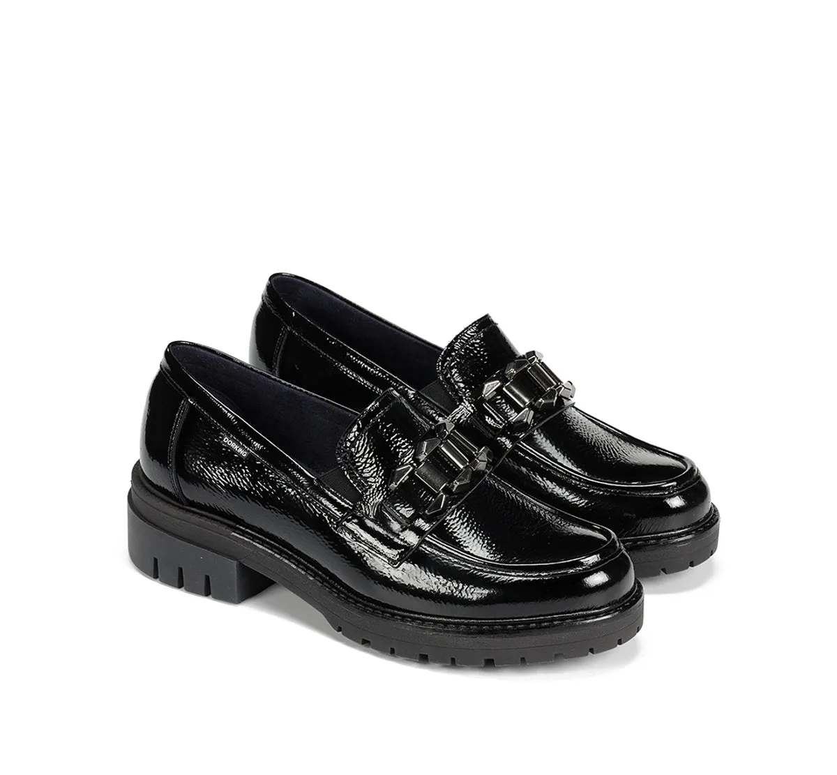 Dorking Cady D9578 Mocassino Donna Nero Track