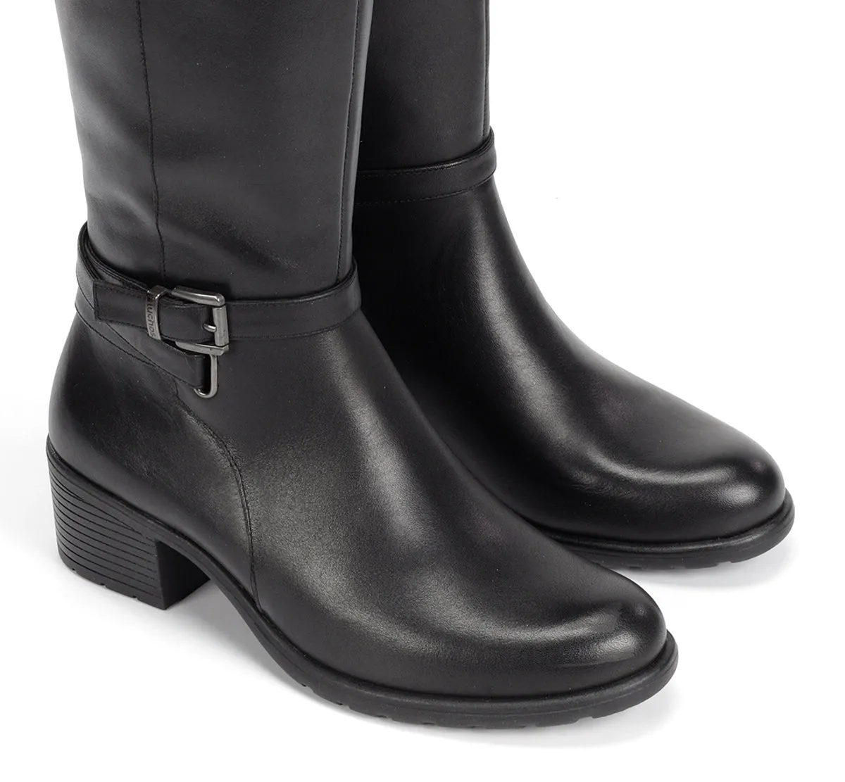 Fluchos Galit F2316 stivaletti donna neri tacco basso