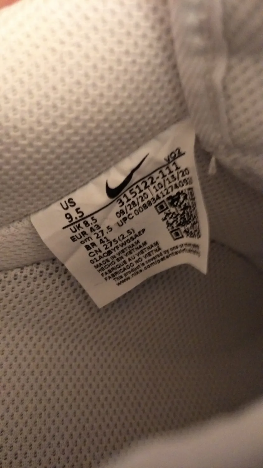 Nike Air Force 1 '07 Craft sneakers uomo bianco