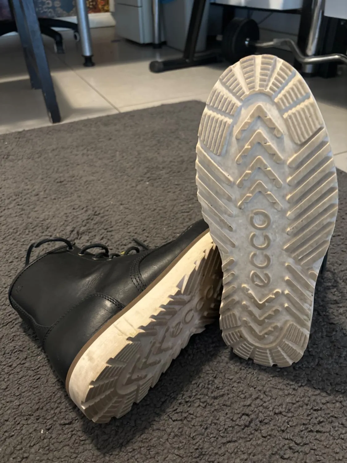 Ecco Staker stivali uomo nero 44 EU pelle